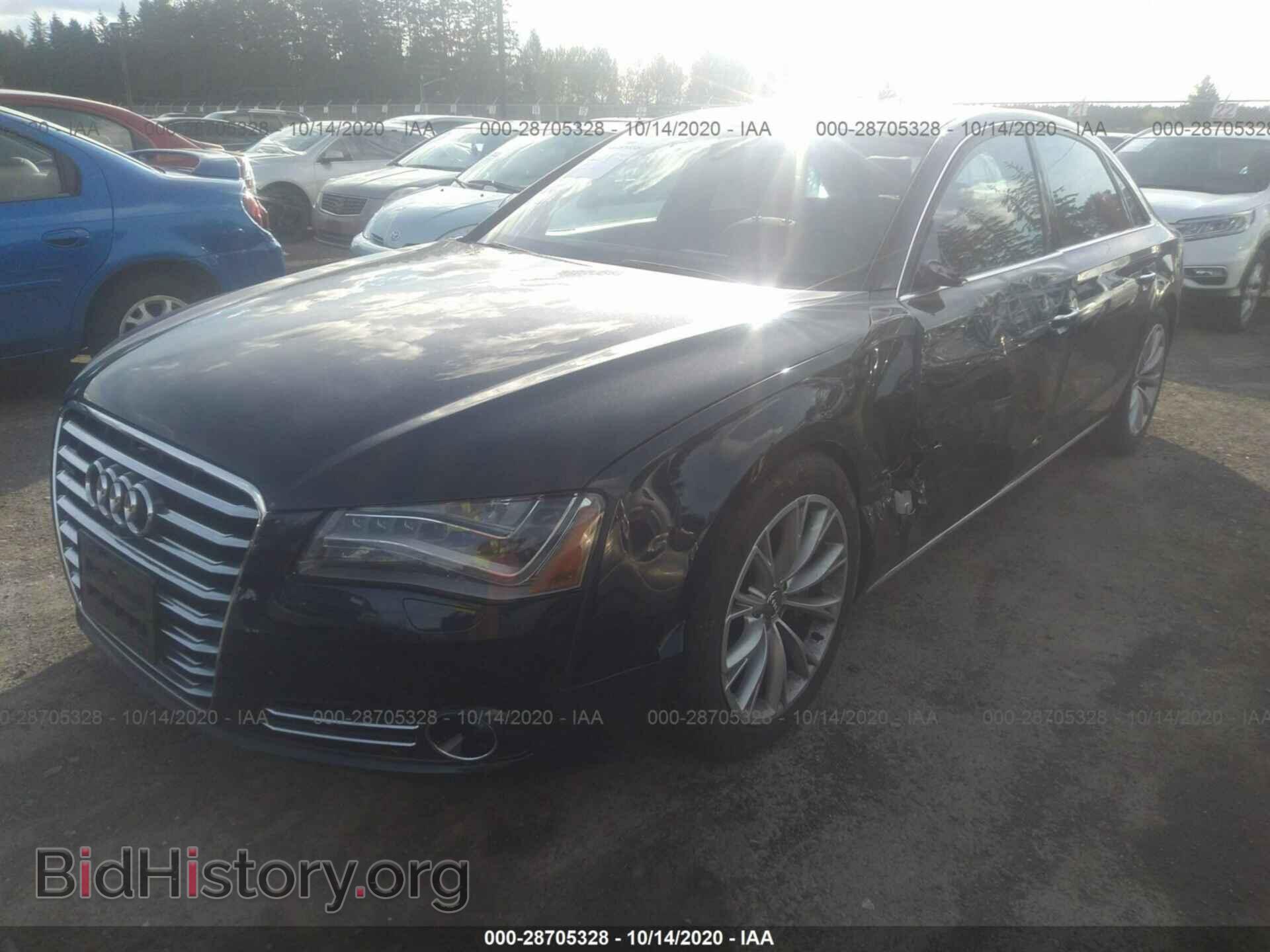 2013 AUDI A8 L - VIN: WAURGAFD6DN028149 - Фото 2