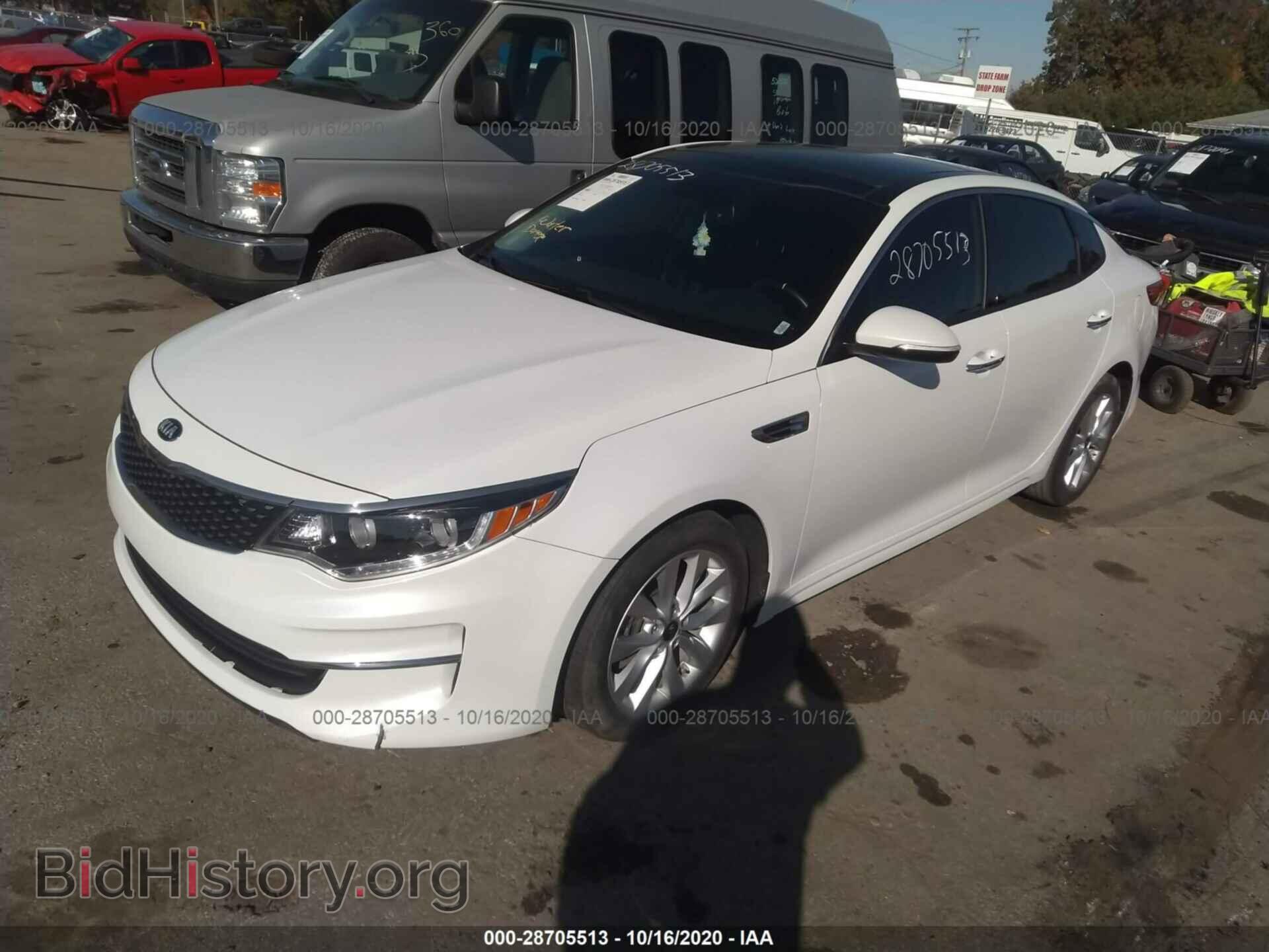 2016 KIA OPTIMA - VIN: 5XXGU4L3XGG012746 - Фото 2