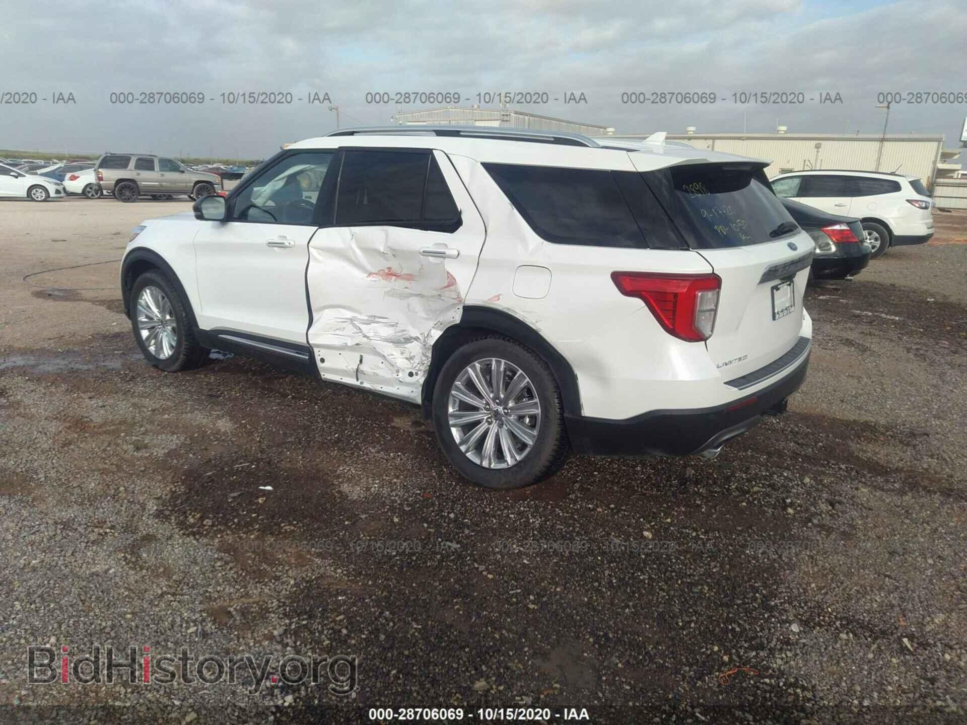 2020 FORD EXPLORER - VIN: 1FMSK7FH3LGA52898 - Photo 3