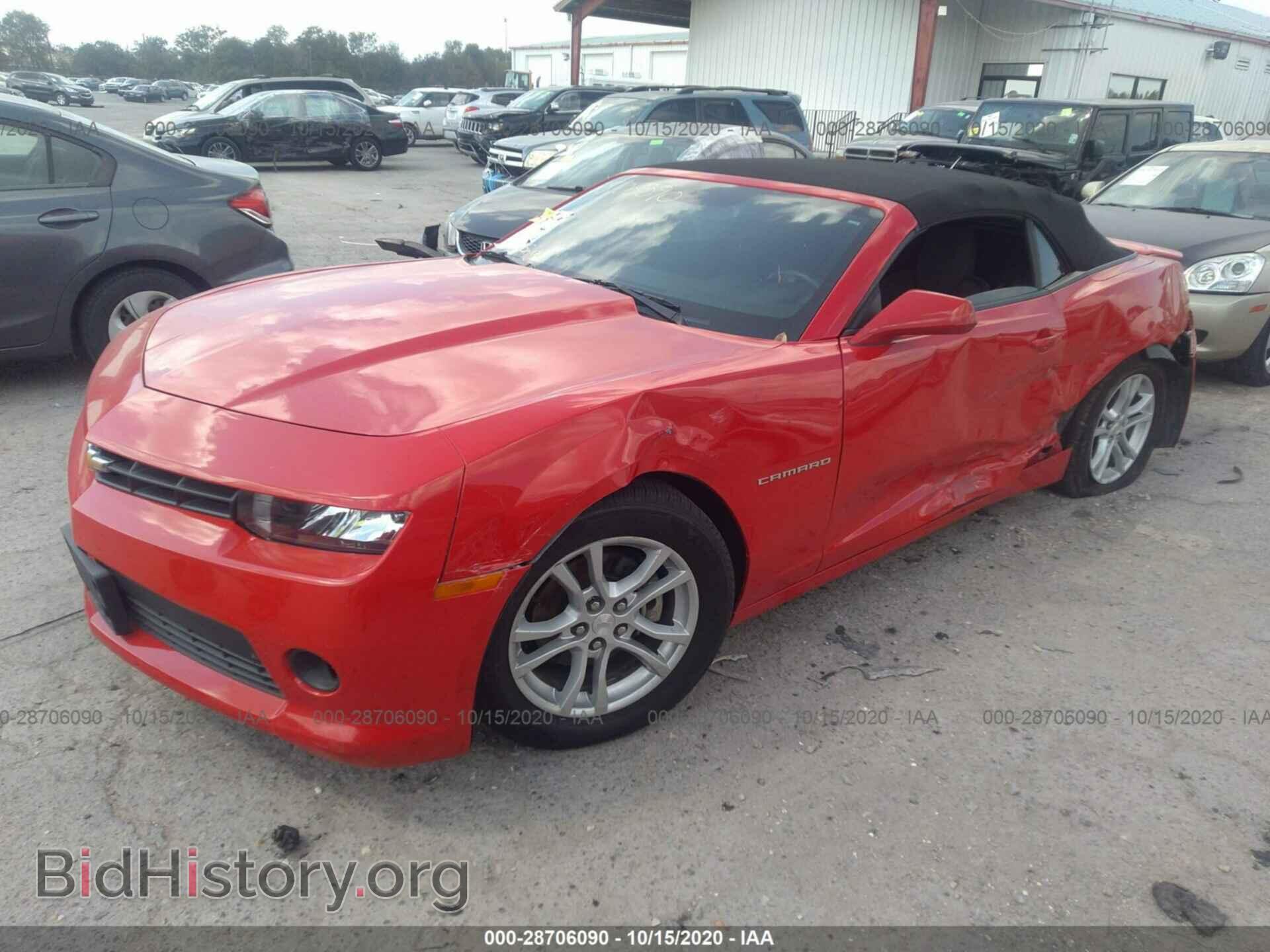 2015 CHEVROLET CAMARO - VIN: 2G1FD3D39F9268394 - Фото 2