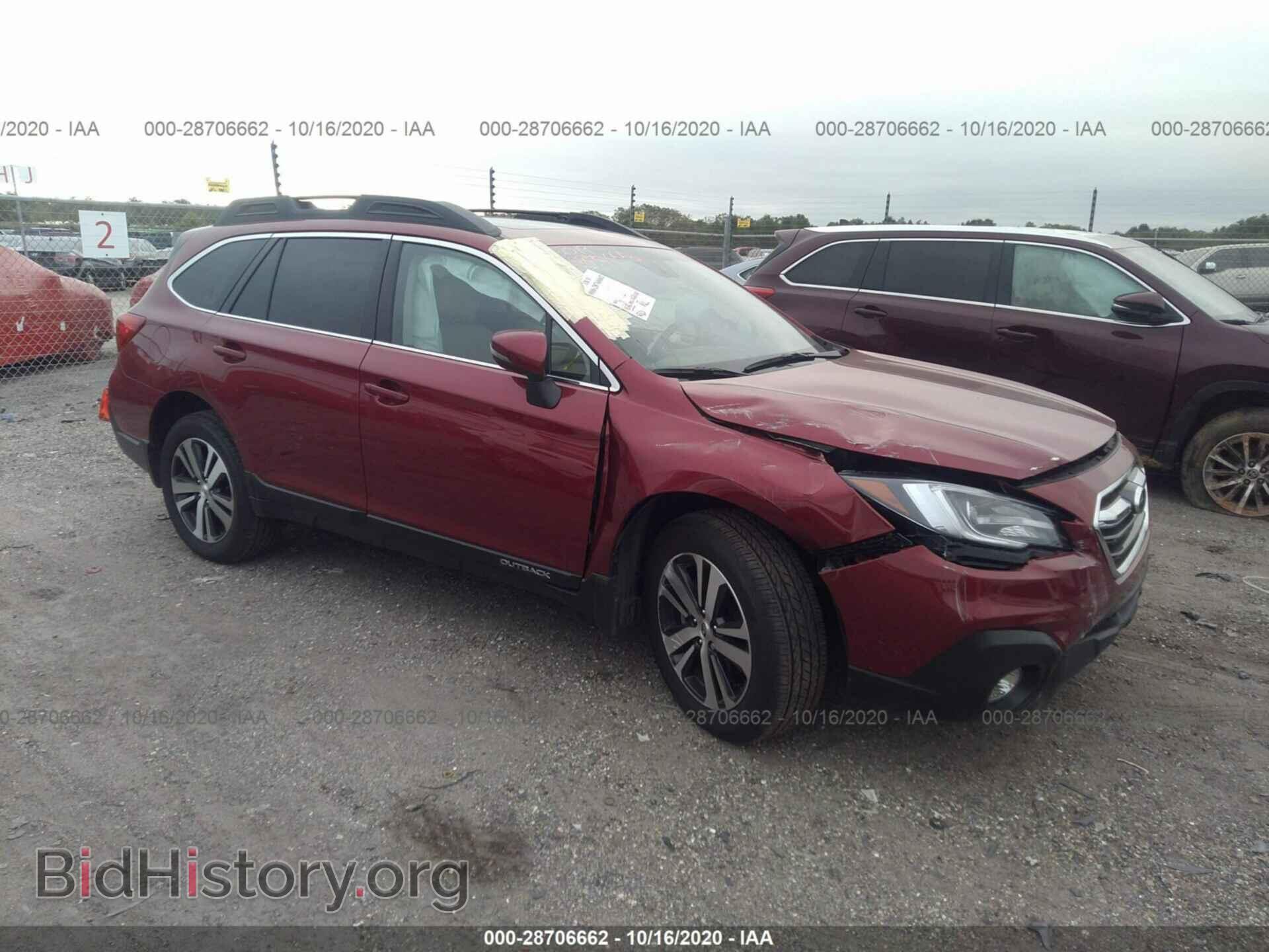Photo 4S4BSENC7K3383080 - SUBARU OUTBACK 2019