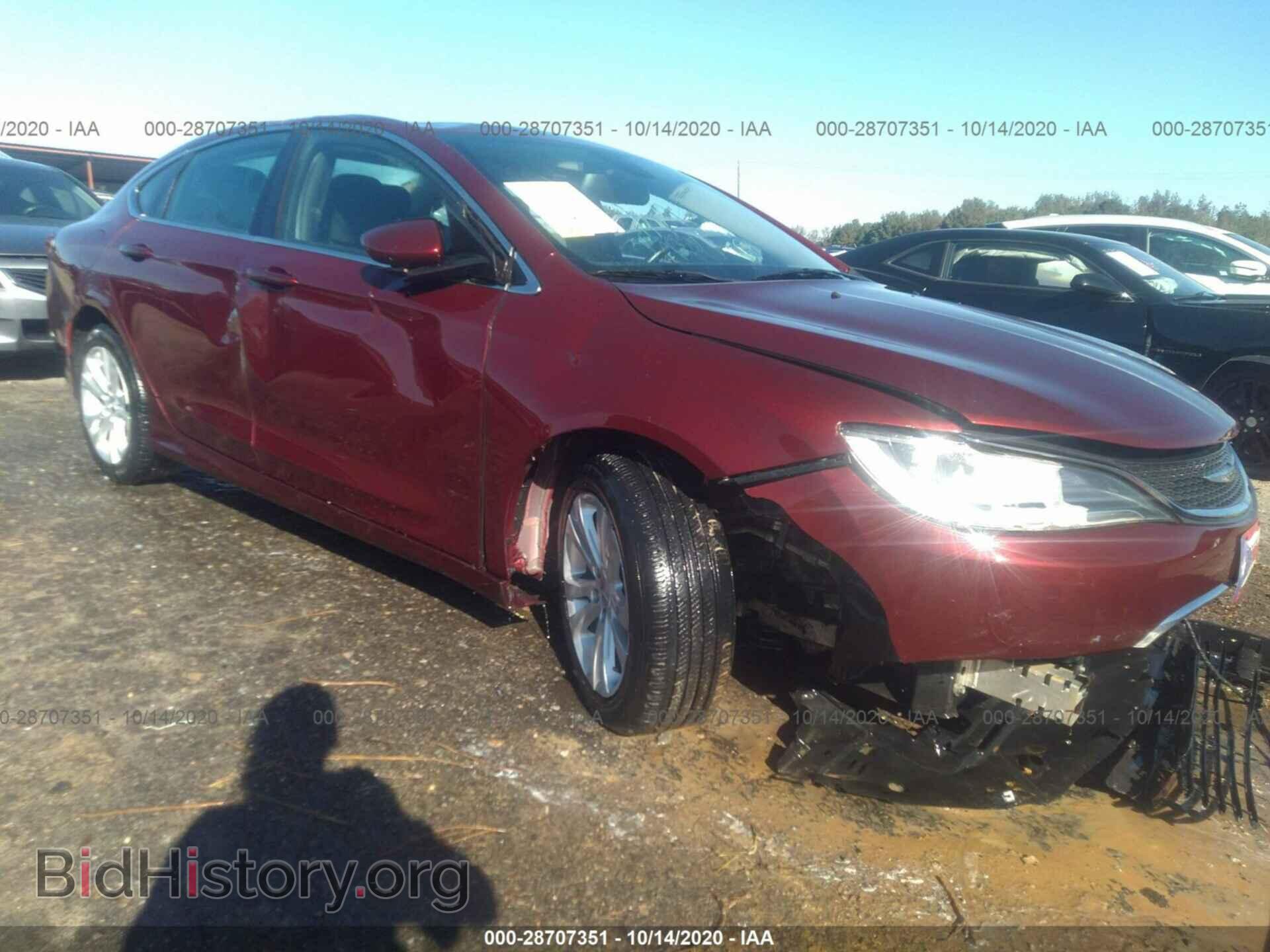 Фотография 1C3CCCAB9GN152477 - CHRYSLER 200 2016