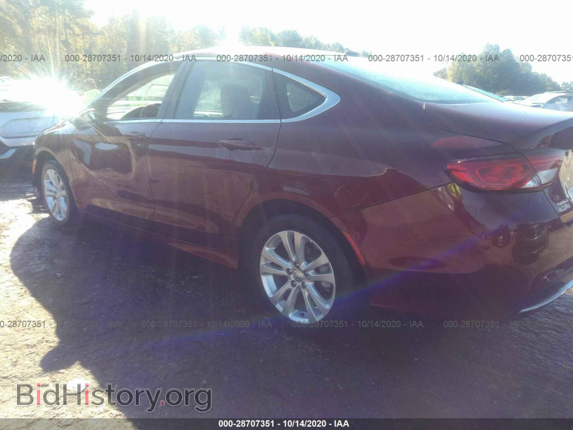2016 CHRYSLER 200 - VIN: 1C3CCCAB9GN152477 - Фото 3