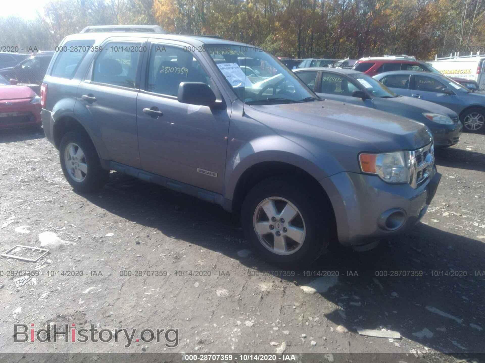 Фотография 1FMCU92Z08KC08215 - FORD ESCAPE 2008