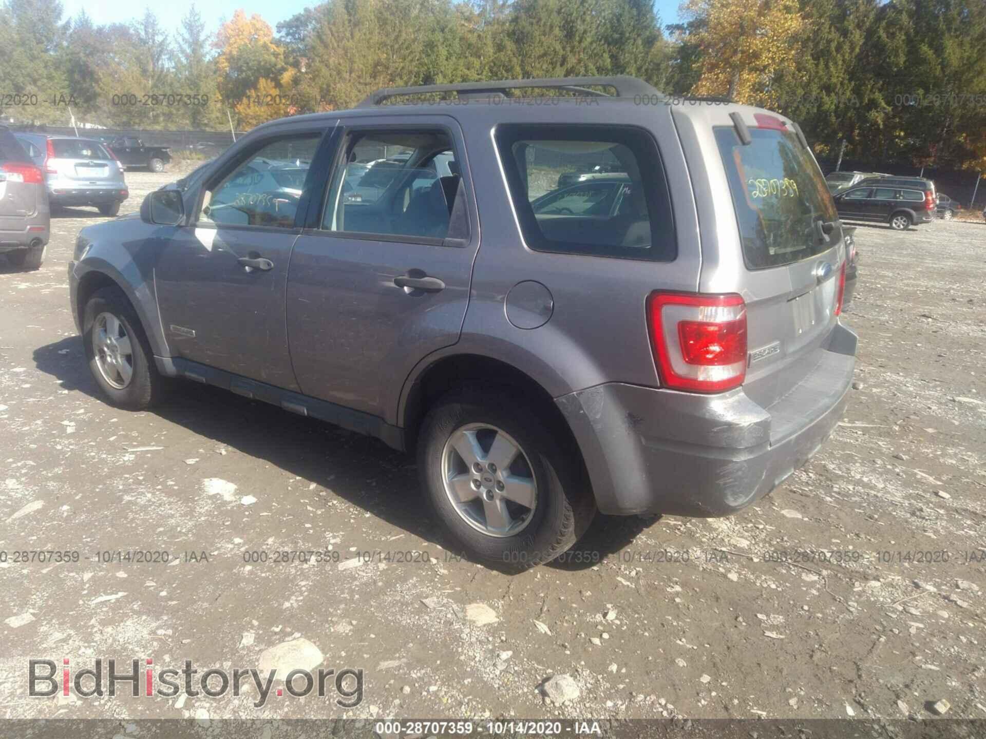 2008 FORD ESCAPE - VIN: 1FMCU92Z08KC08215 - Фото 3