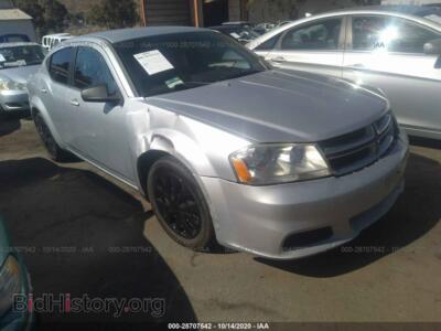 2011 Dodge AVENGER Express, серебристый — VIN 1B3BD4FB2BN541913, IAAI
