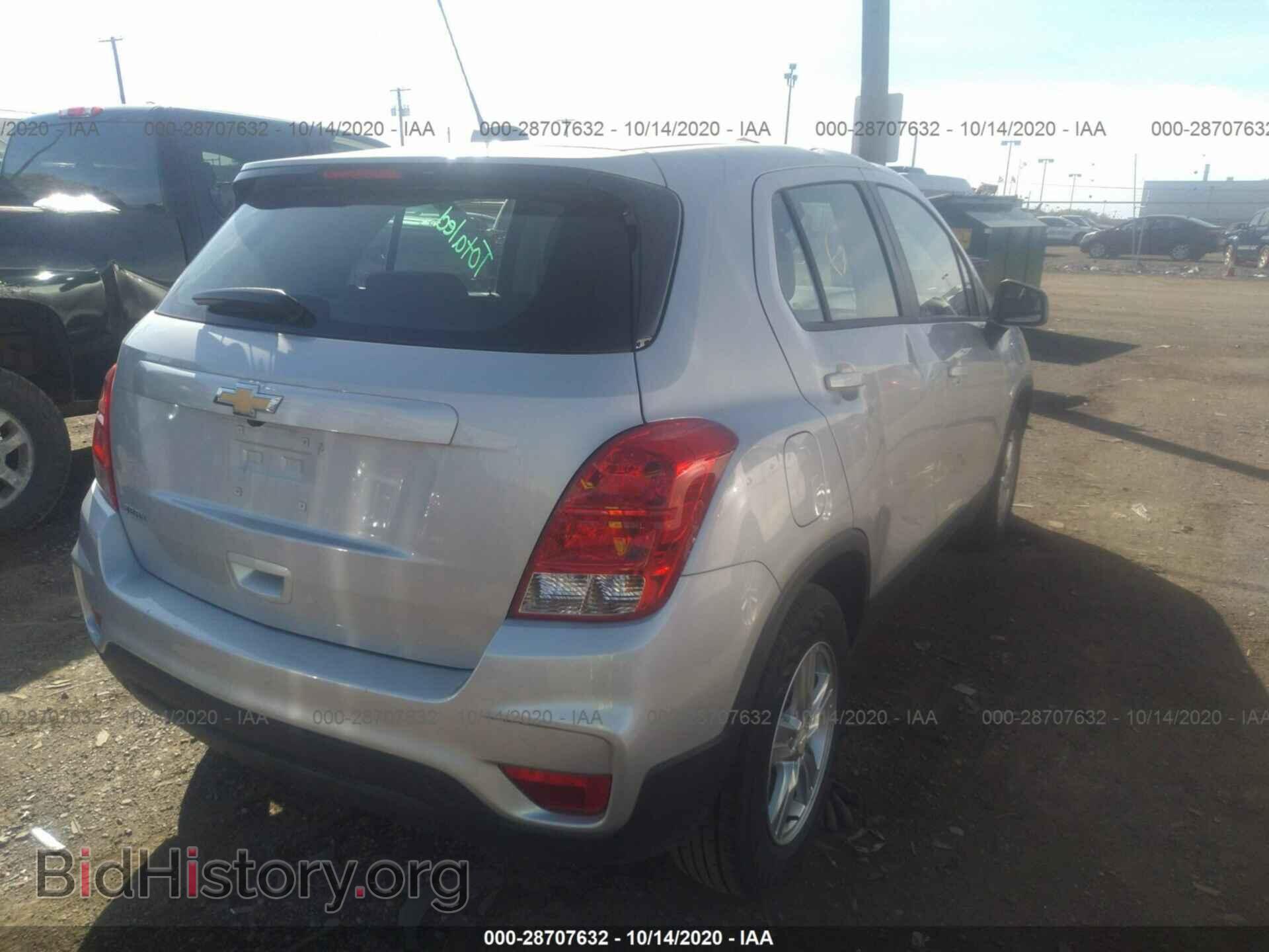 2019 CHEVROLET TRAX - VIN: 3GNCJKSB2KL364874 - Фото 4