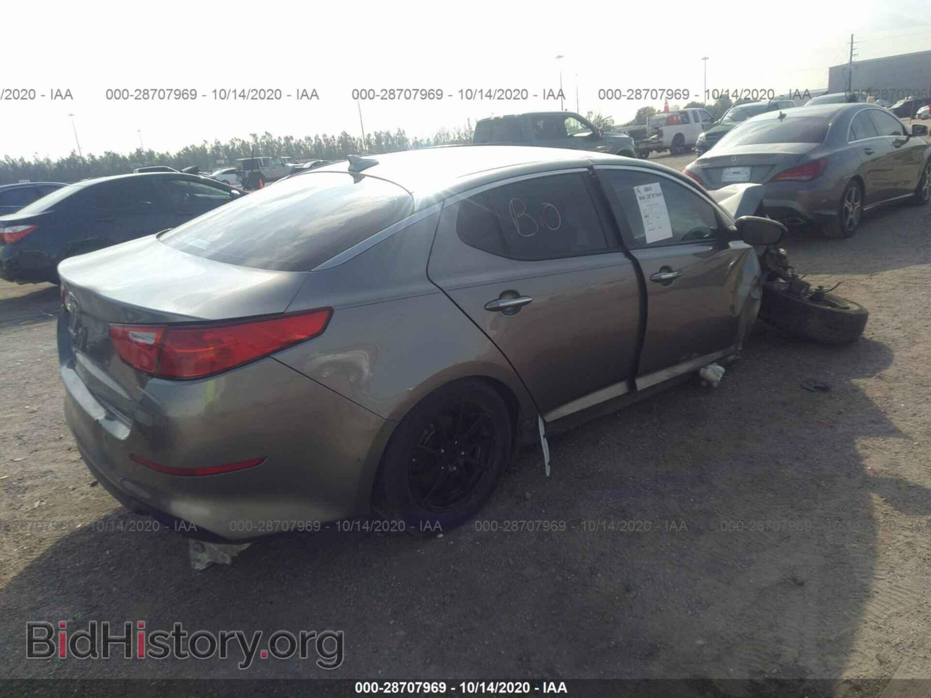 2014 KIA OPTIMA - VIN: 5XXGM4A75EG307028 - Фото 4