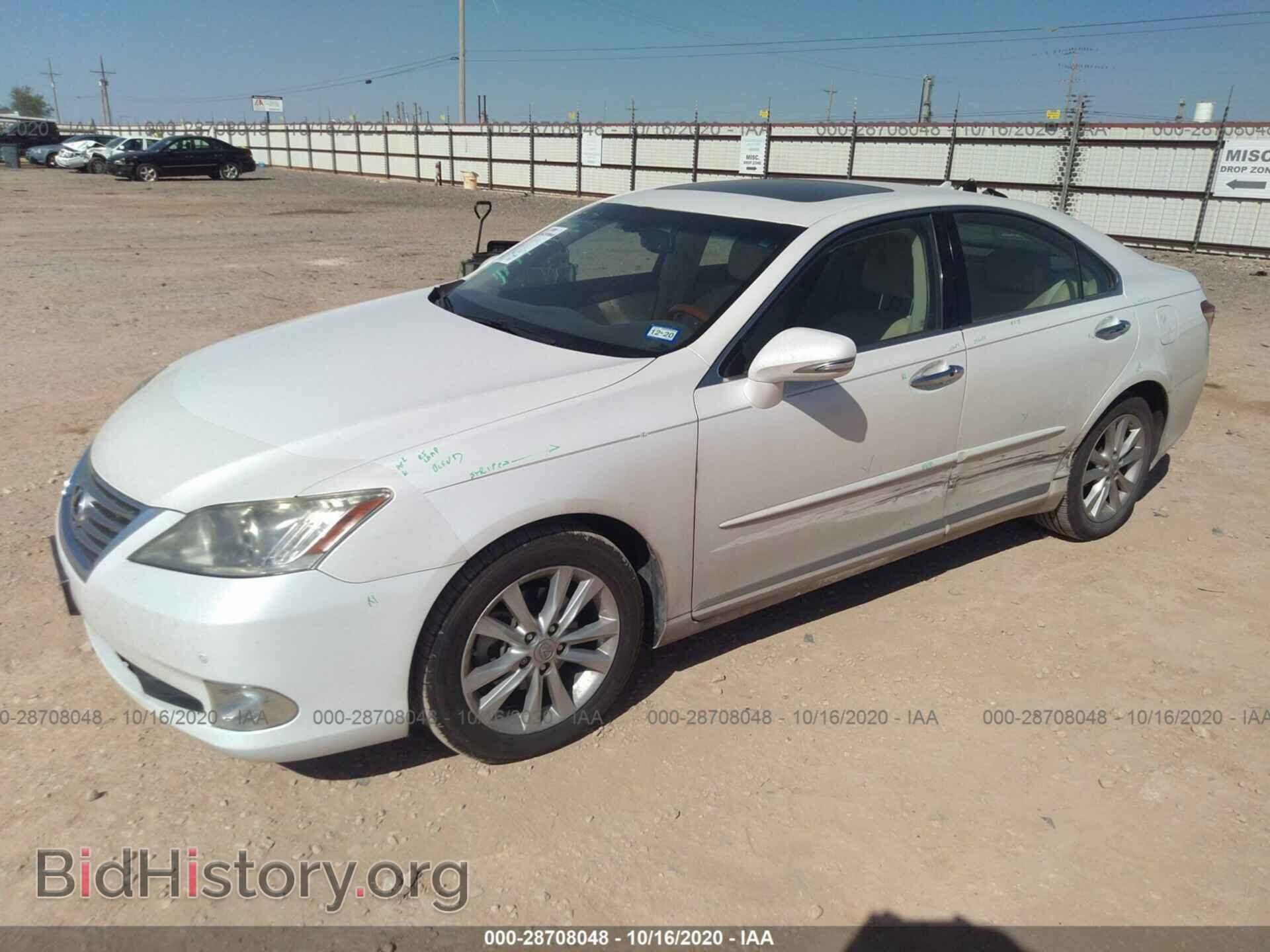 2010 LEXUS ES 350 - VIN: JTHBK1EG4A2381435 - Фото 2