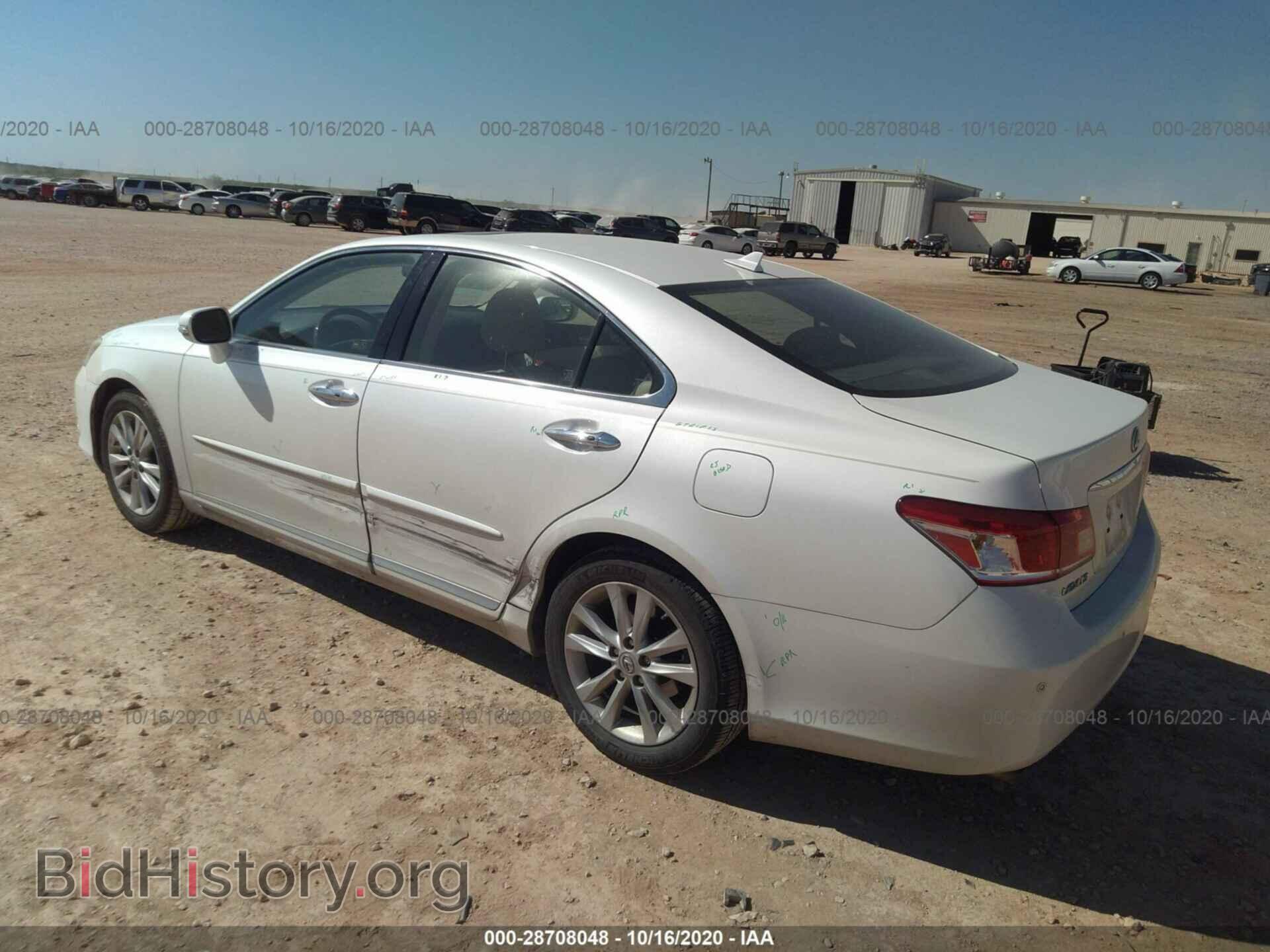 2010 LEXUS ES 350 - VIN: JTHBK1EG4A2381435 - Фото 3