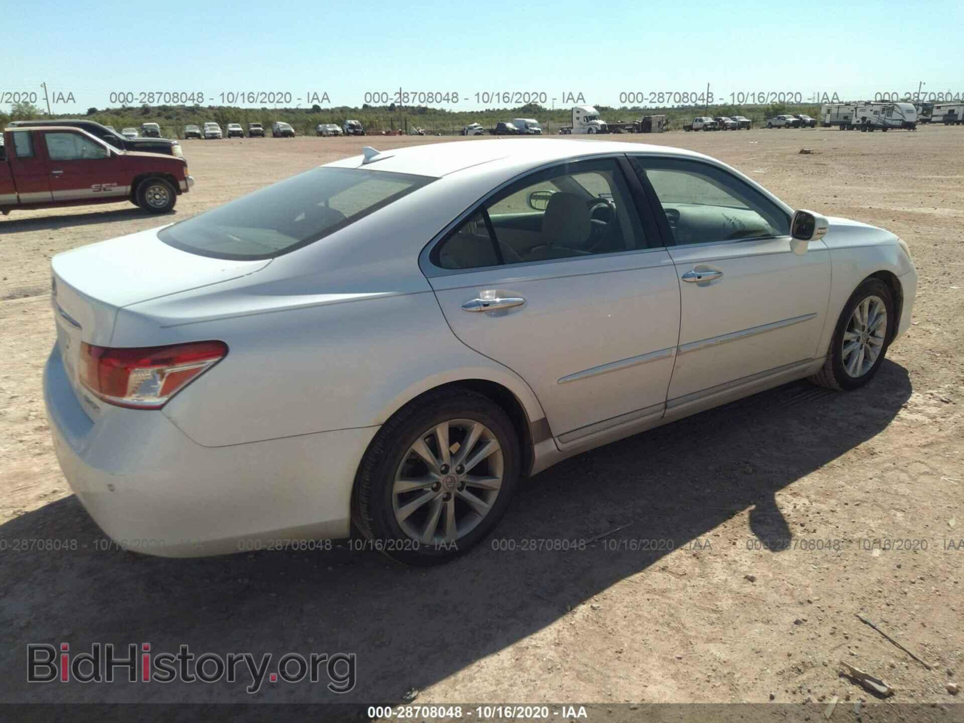 2010 LEXUS ES 350 - VIN: JTHBK1EG4A2381435 - Фото 4