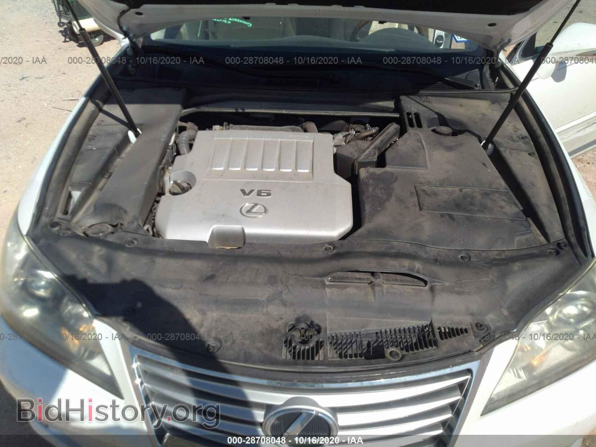 2010 LEXUS ES 350 - VIN: JTHBK1EG4A2381435 - Фото 10