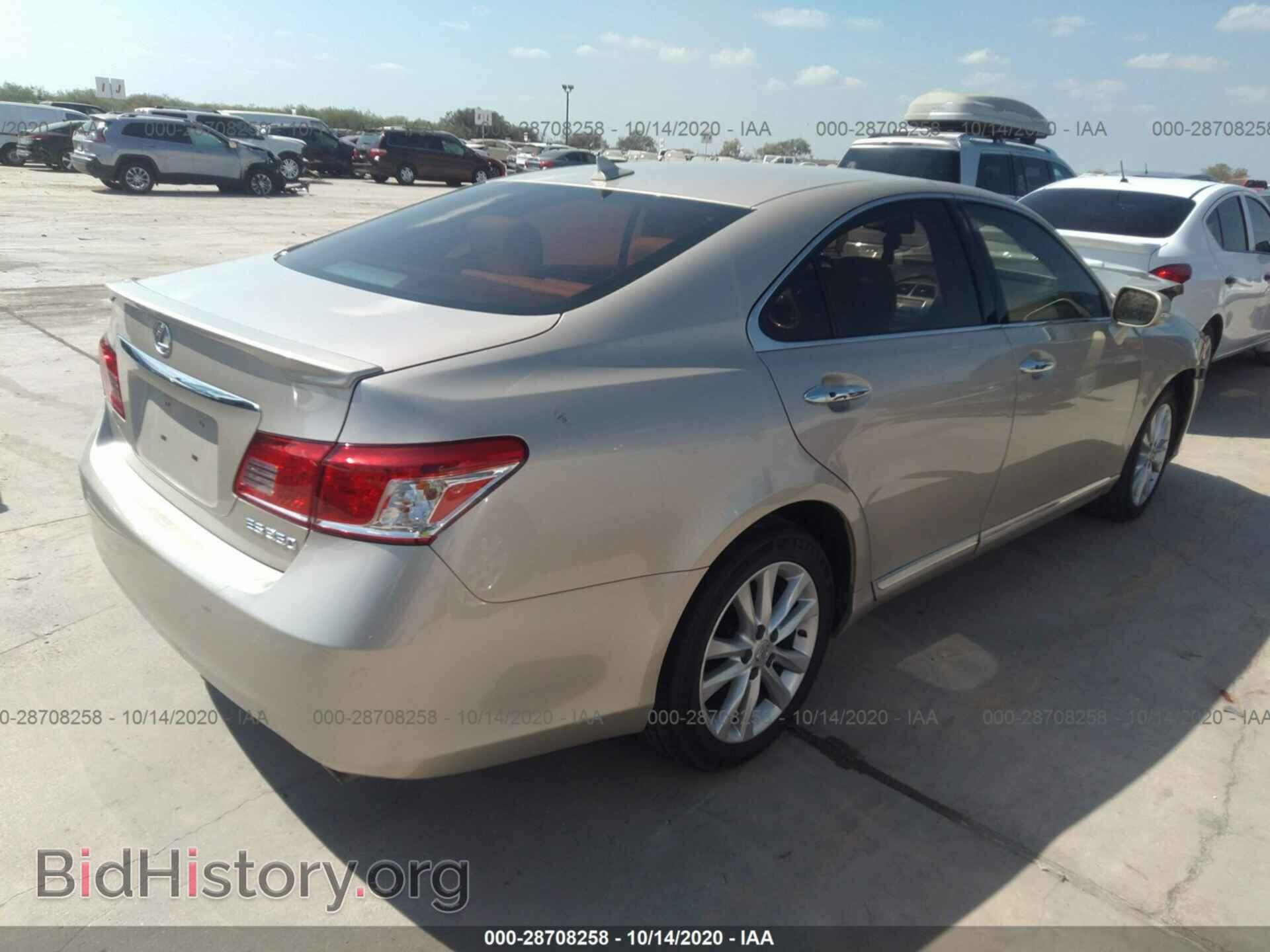 2011 LEXUS ES 350 - VIN: JTHBK1EG2B2465464 - Фото 4