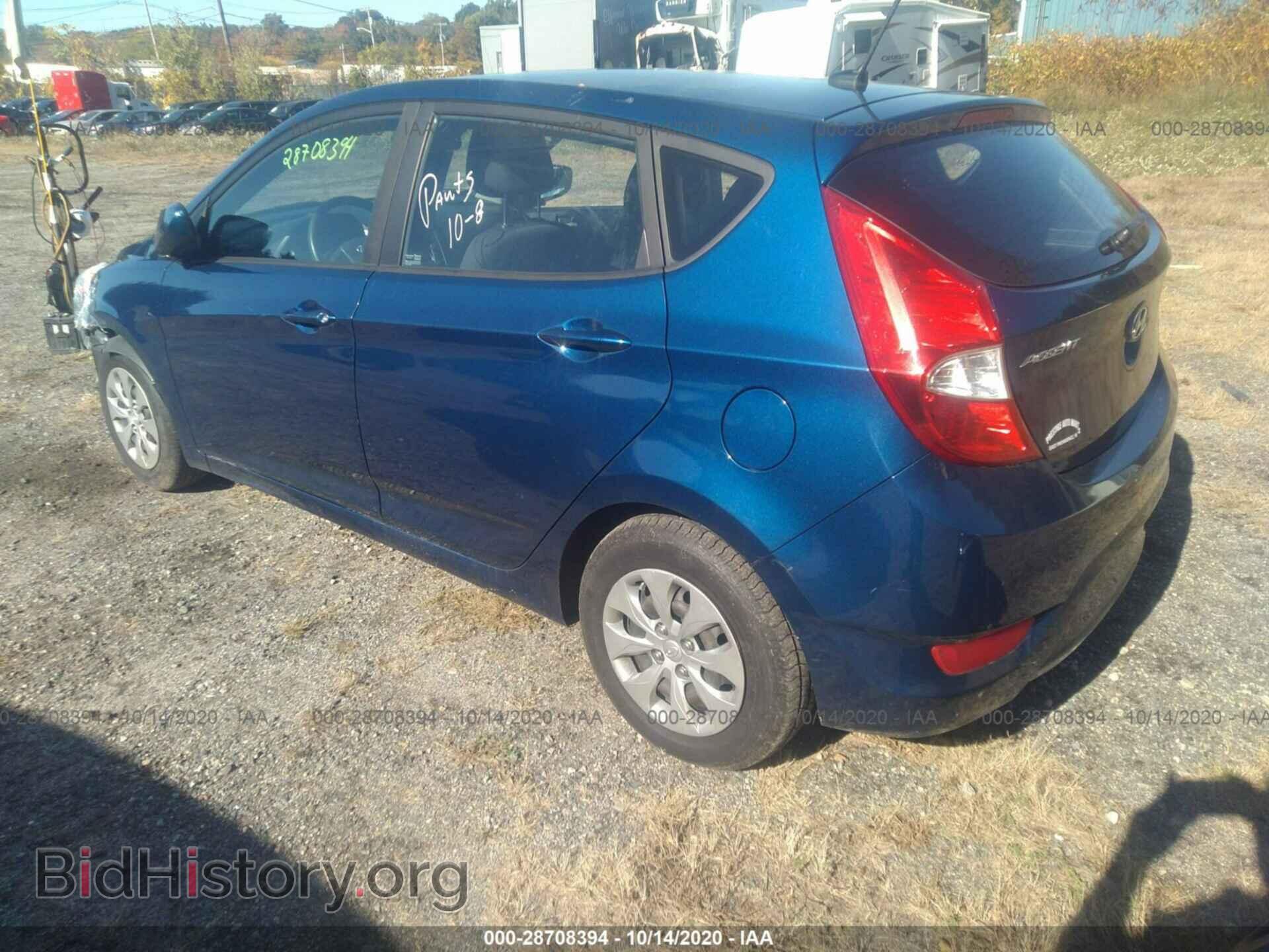 2016 HYUNDAI ACCENT - VIN: KMHCT5AE6GU274944 - Фото 3