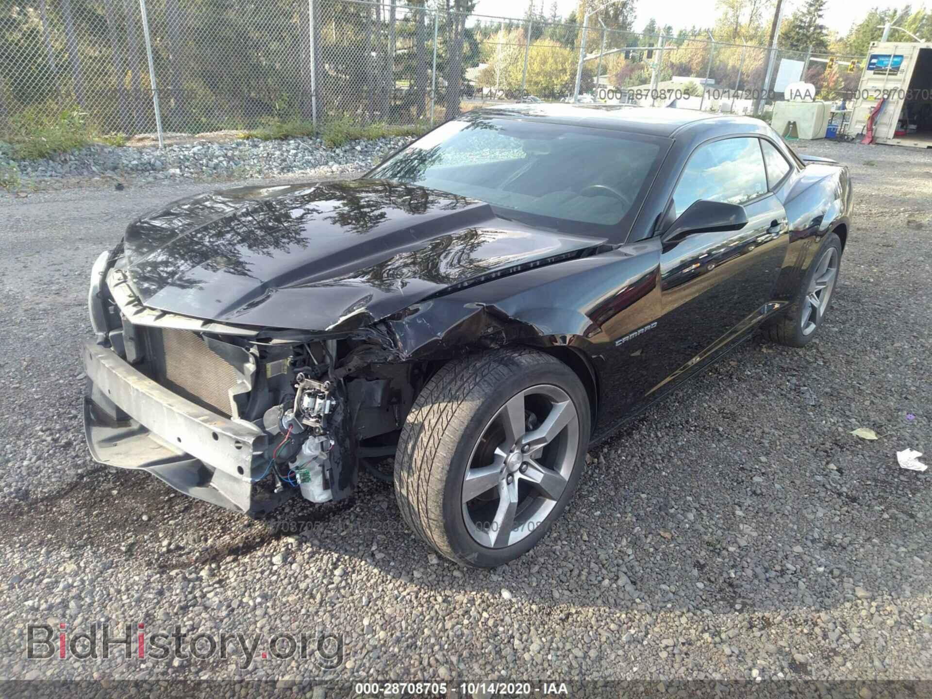 2012 CHEVROLET CAMARO - VIN: 2G1FB1E32C9127218 - Фото 2