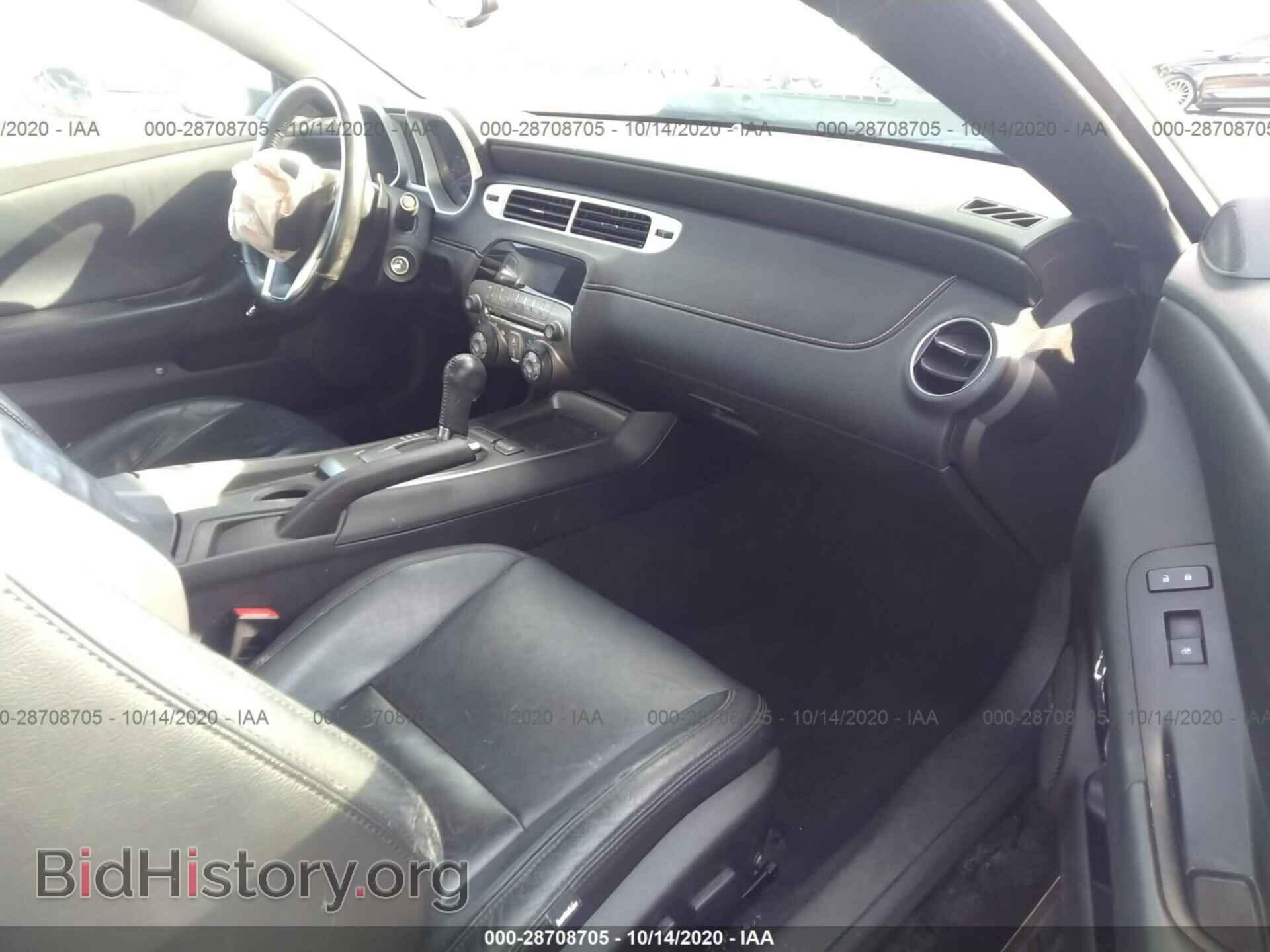 2012 CHEVROLET CAMARO - VIN: 2G1FB1E32C9127218 - Фото 5