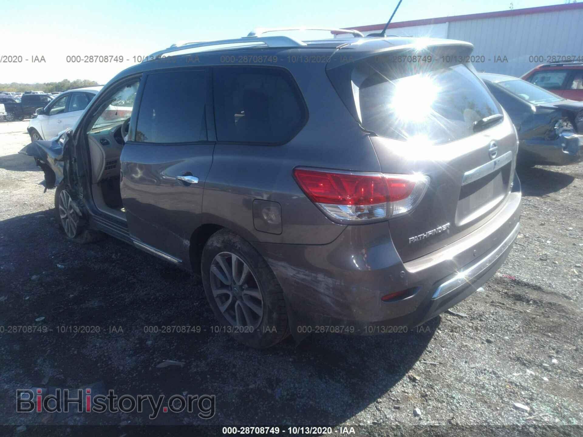 2014 NISSAN PATHFINDER - VIN: 5N1AR2MN9EC725965 - Фото 3