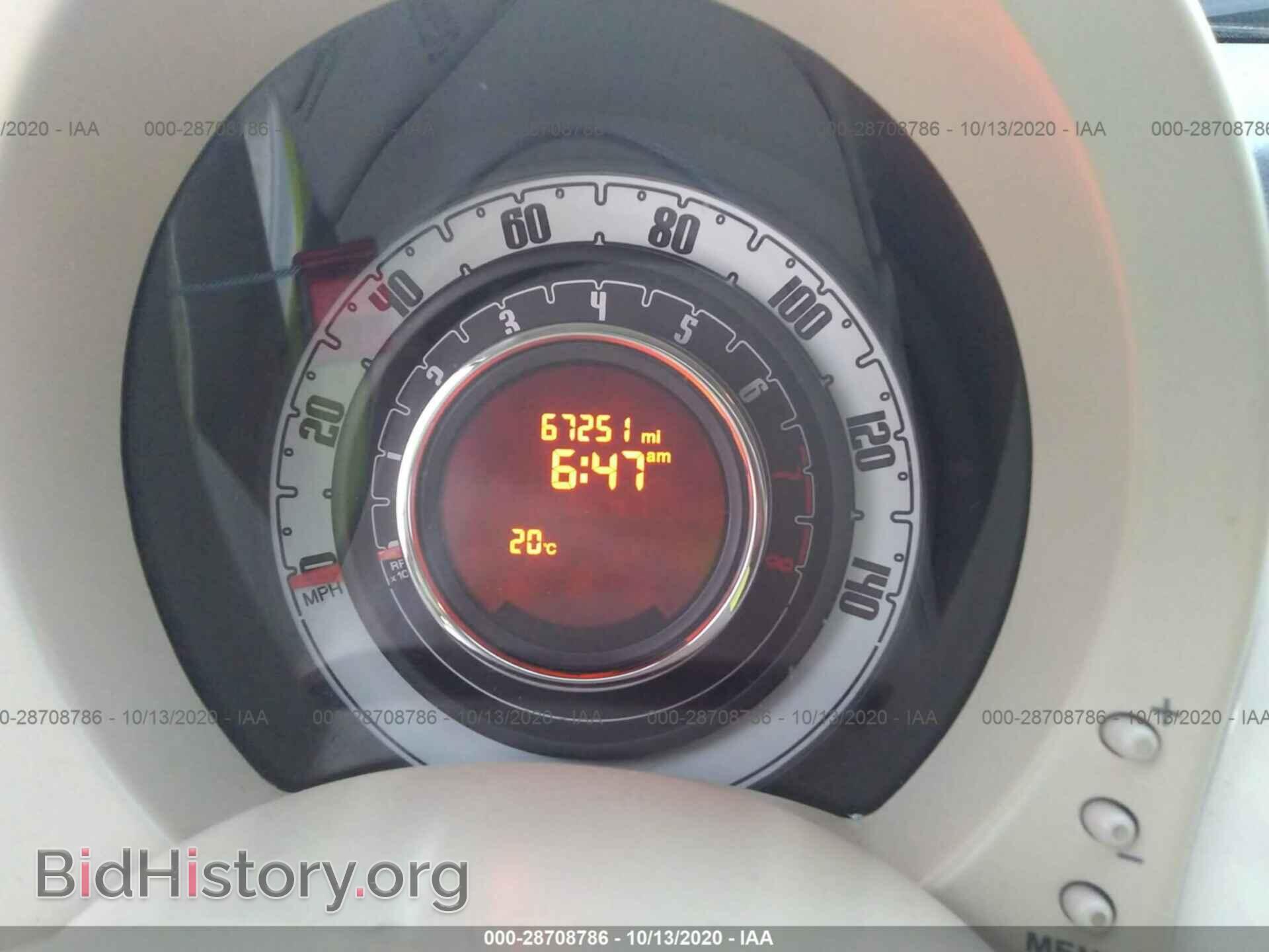 2012 FIAT 500 - VIN: 3C3CFFAR1CT348106 - Фото 7