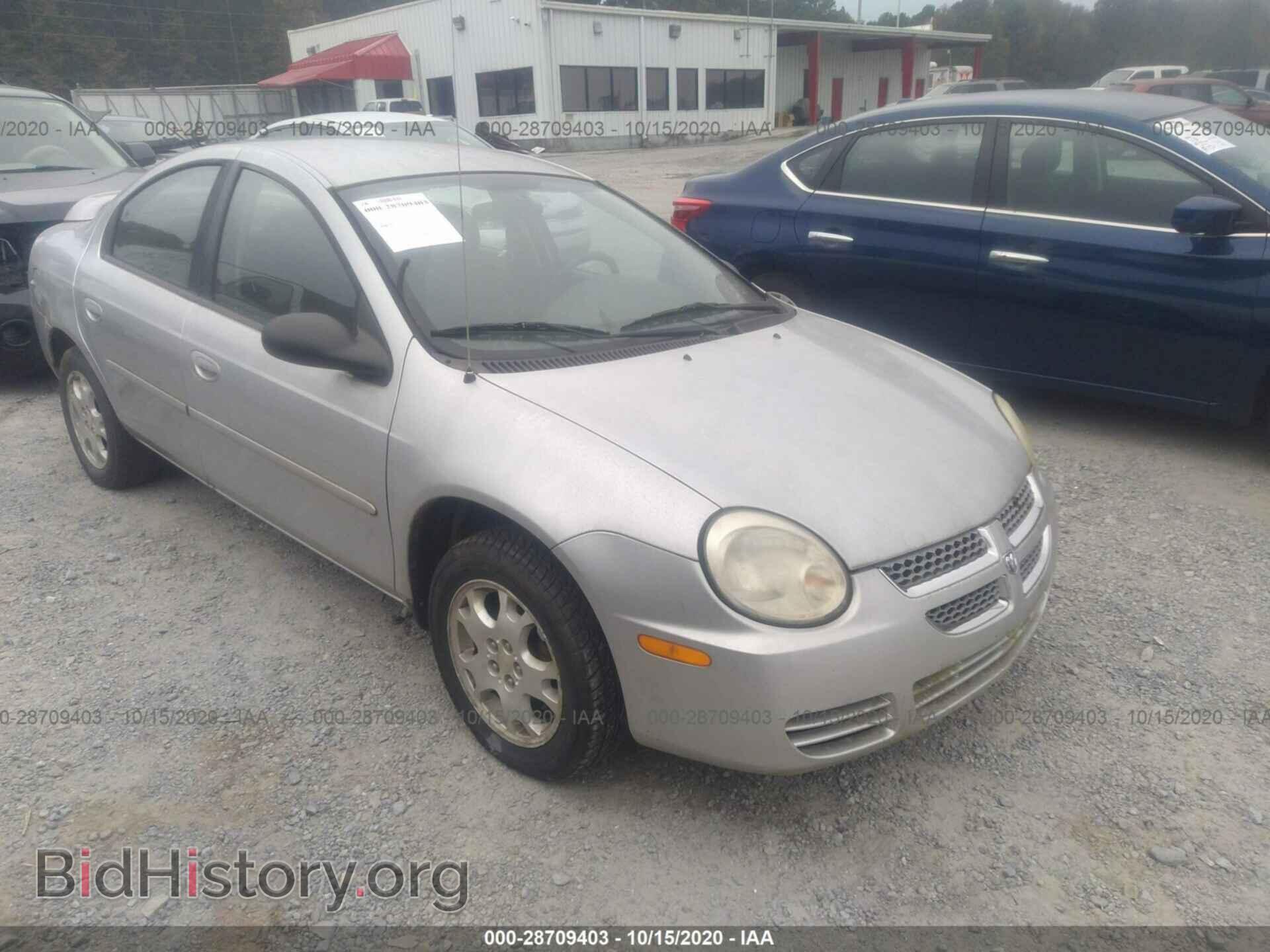 Photo 1B3ES56C75D186295 - DODGE NEON 2005