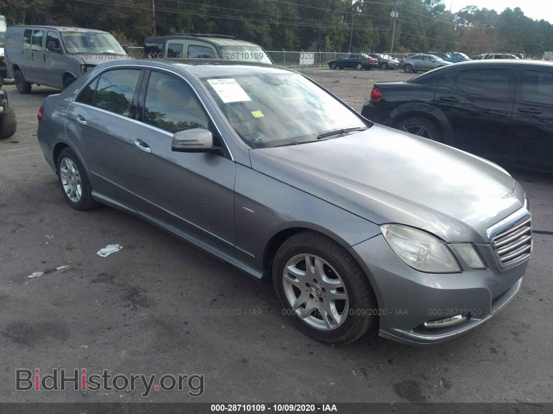 Photo WDDHF5KB8CA650308 - MERCEDES-BENZ E-CLASS 2012