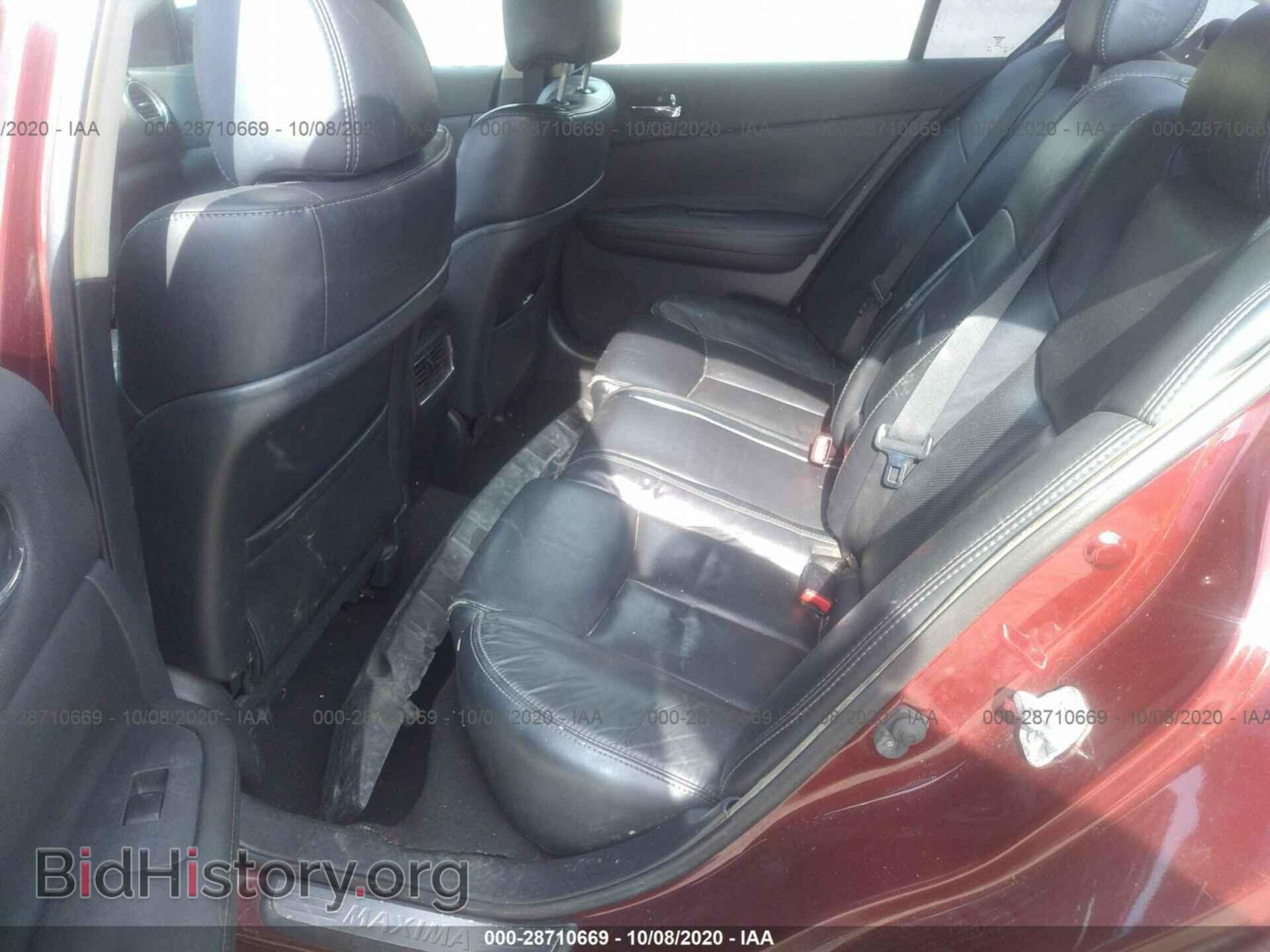 2011 NISSAN MAXIMA - VIN: 1N4AA5AP2BC843036 - Фото 8