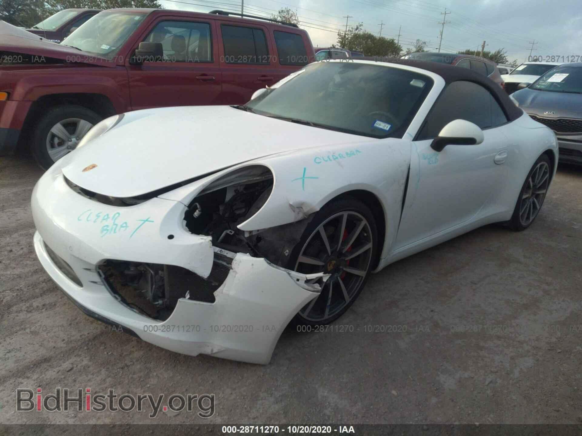 2014 PORSCHE 911 - VIN: WP0CB2A94ES155405 - Фото 2