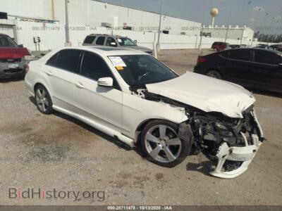 2011 Mercedes-Benz E-CLASS E 350 Luxury, белый — VIN WDDHF5GB8BA280923, IAAI