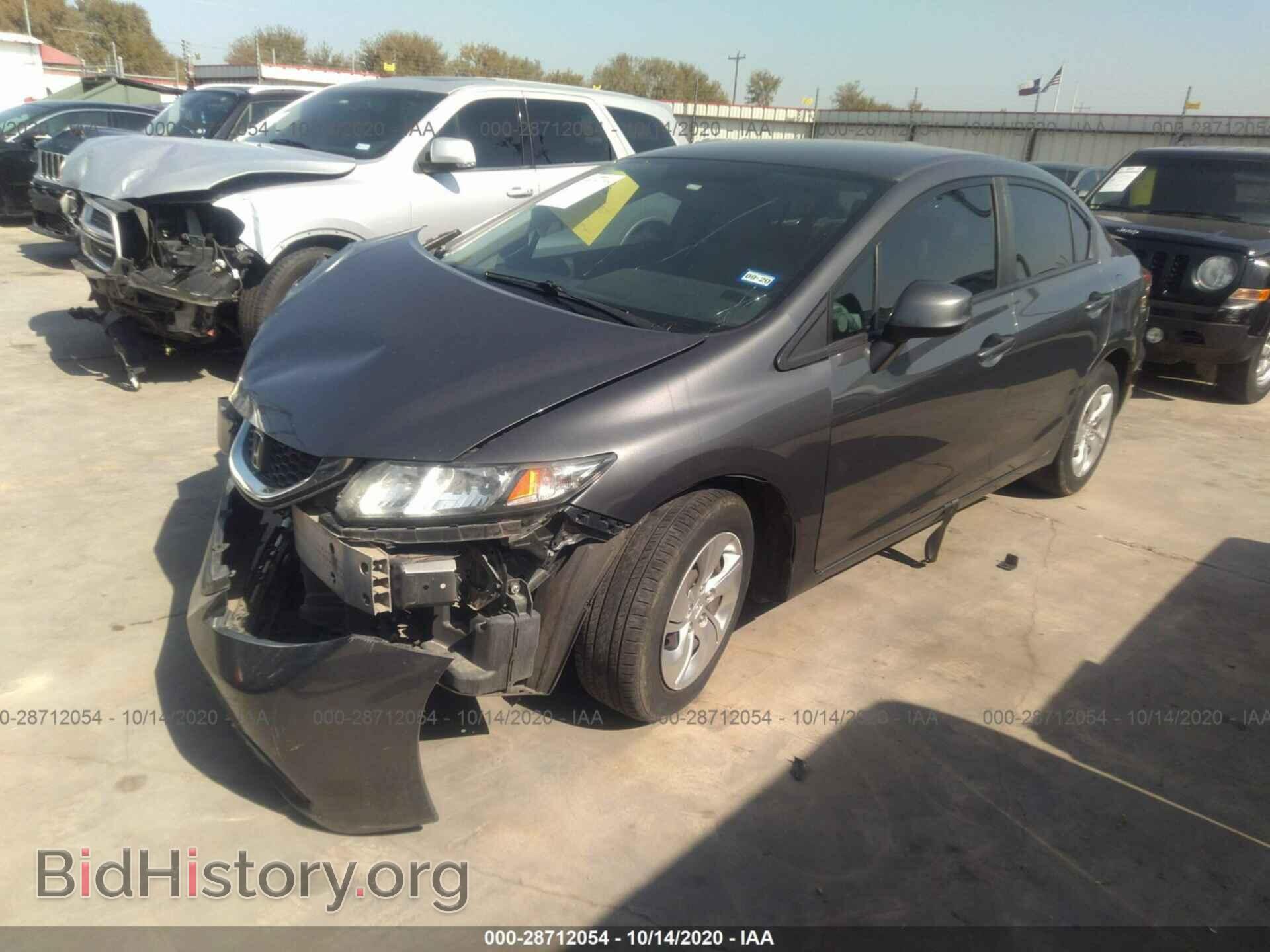 2013 HONDA CIVIC SDN - VIN: 2HGFB2F59DH569175 - Фото 2
