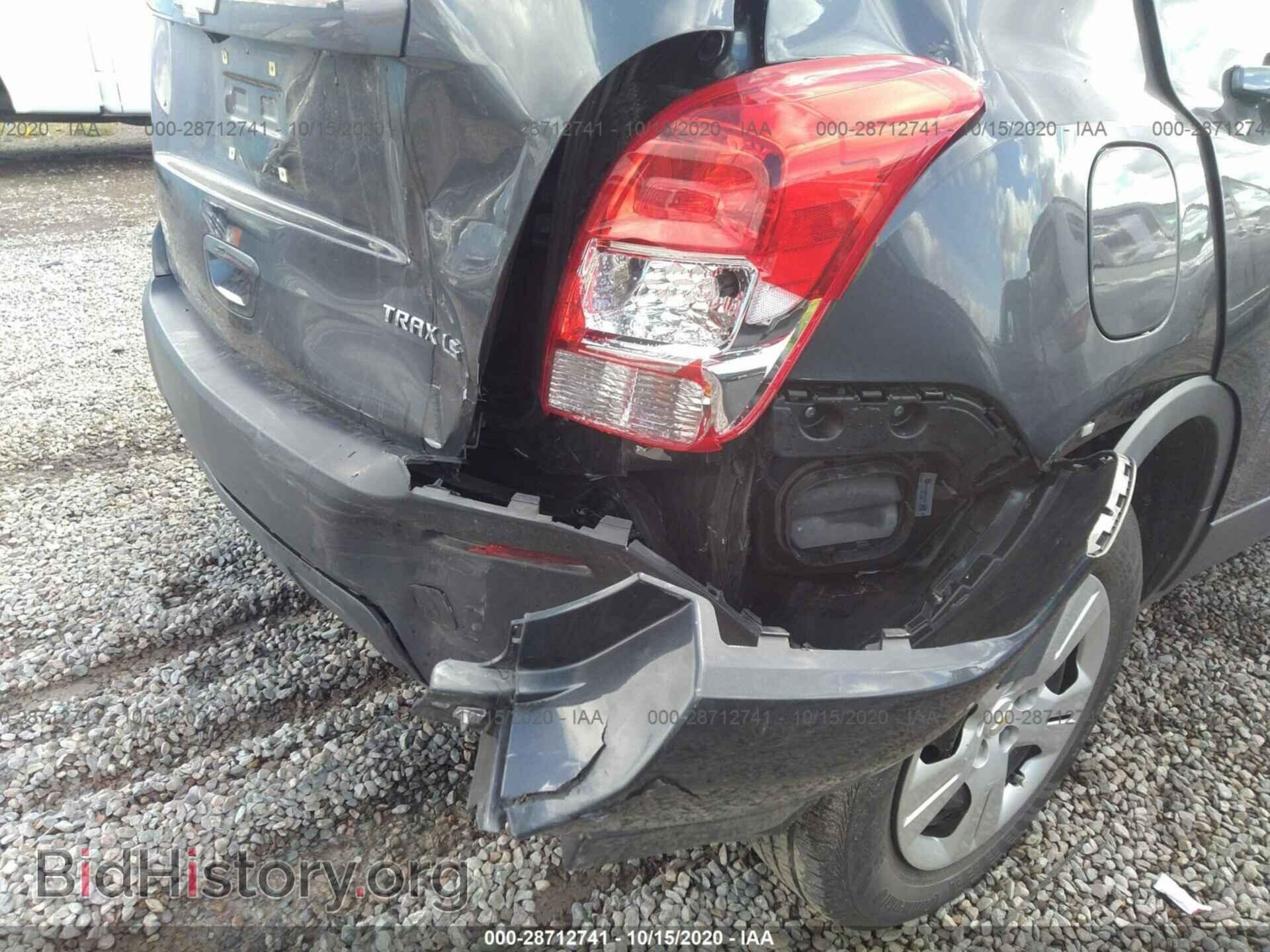 2016 CHEVROLET TRAX - VIN: 3GNCJKSB9GL218947 - Фото 6