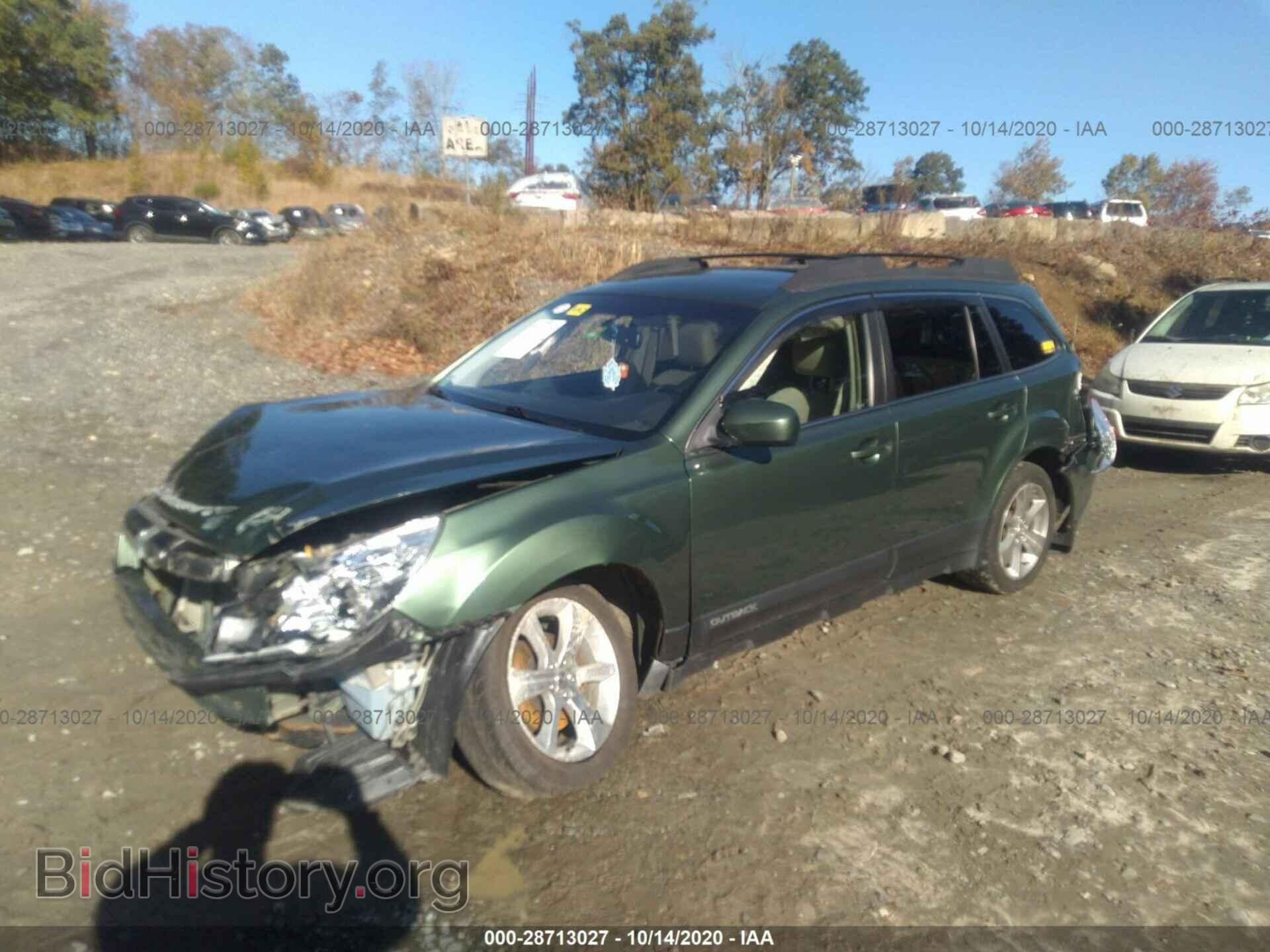2013 SUBARU OUTBACK - VIN: 4S4BRBKC2D3324763 - Фото 2