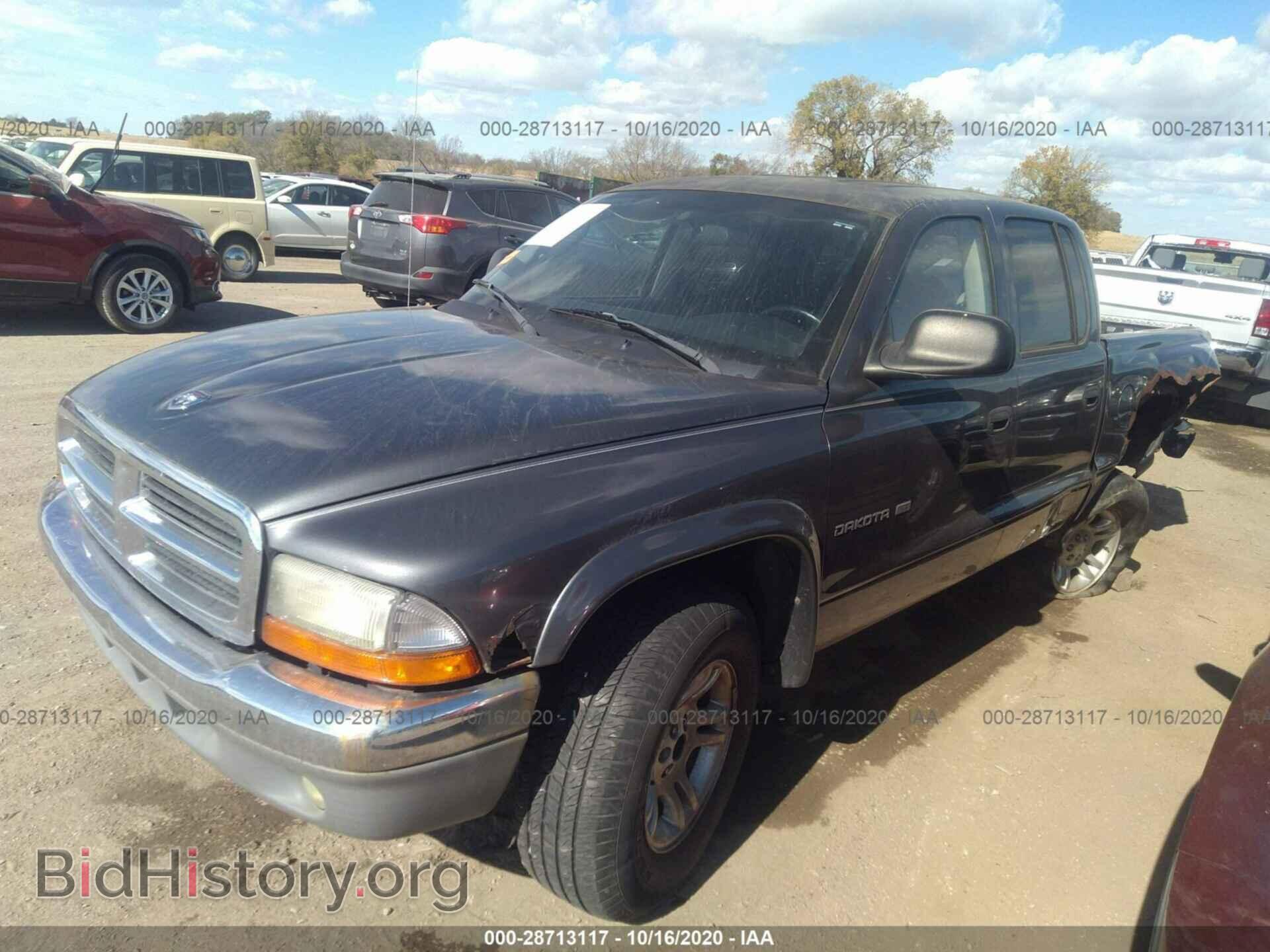 2002 DODGE DAKOTA - VIN: 1B7HL48N32S569921 - Фото 2
