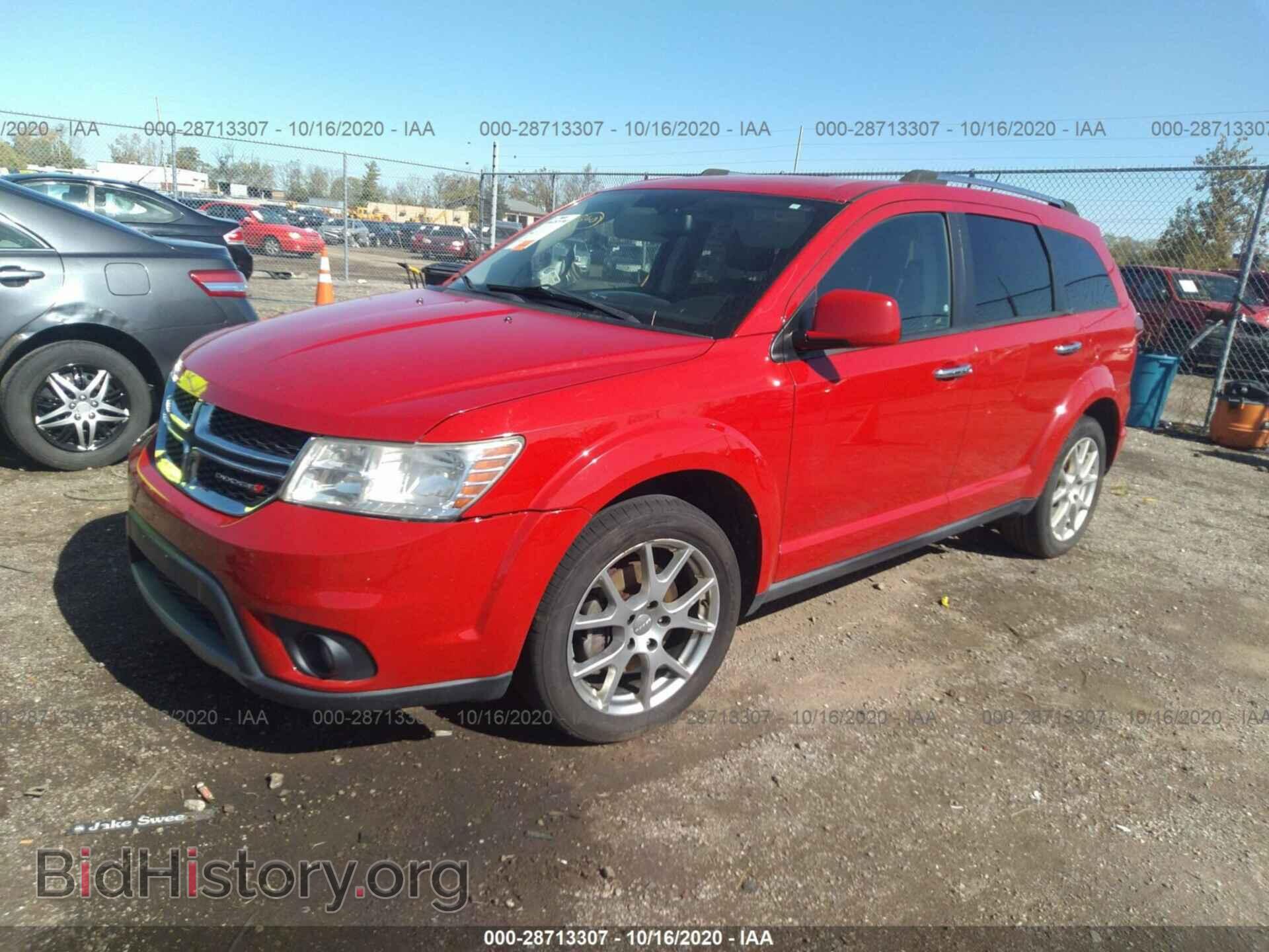 2013 DODGE JOURNEY - VIN: 3C4PDCDG7DT567245 - Фото 2