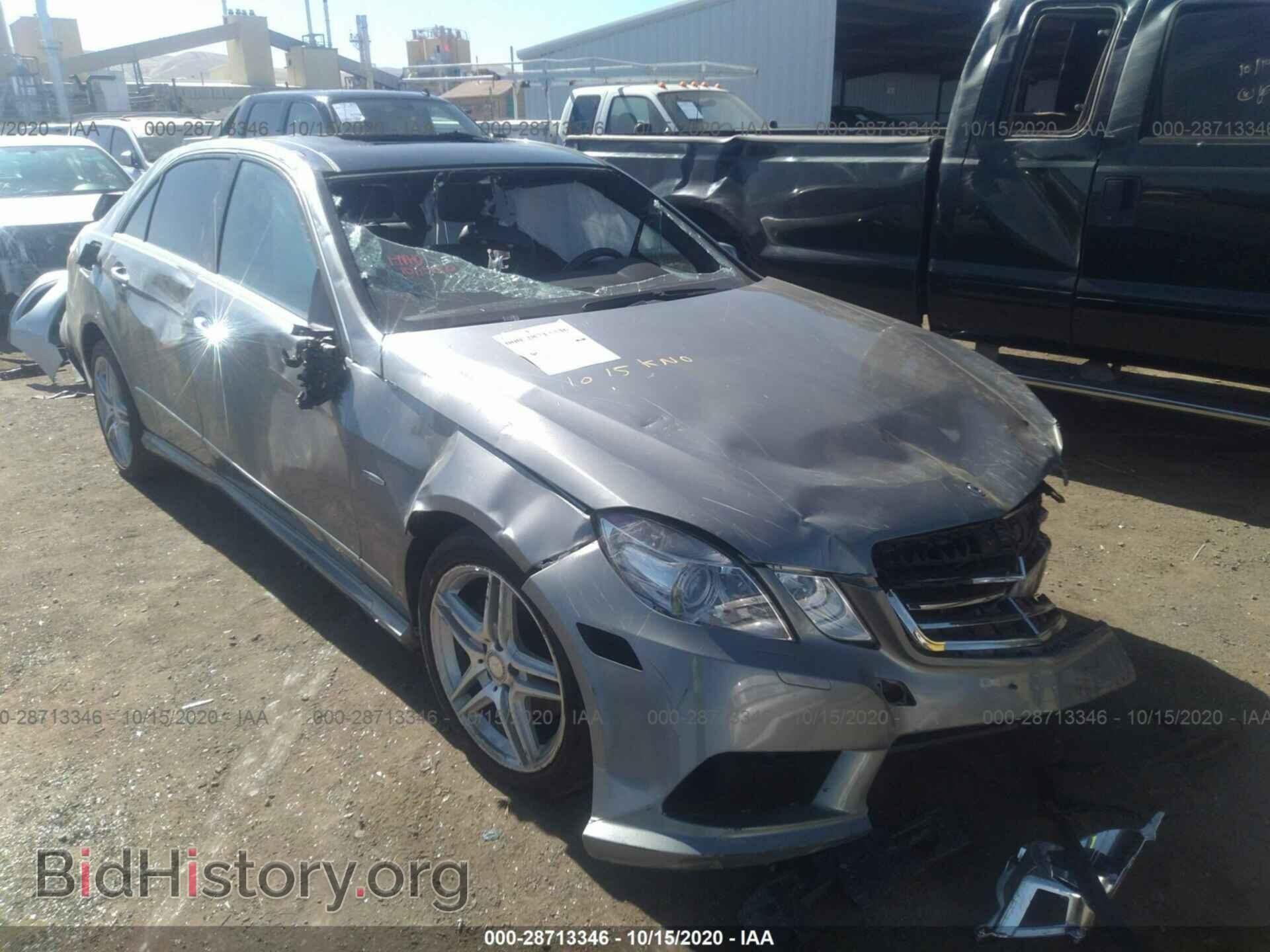 Photo WDDHF5KB6CA571705 - MERCEDES-BENZ E-CLASS 2012
