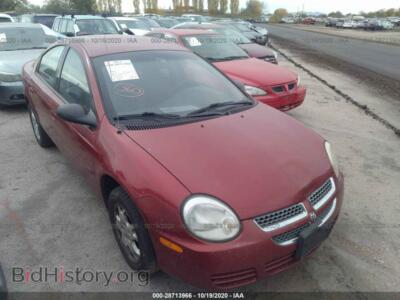 2005 Dodge NEON SXT, красный — VIN 1B3ES56C35D154914, IAAI