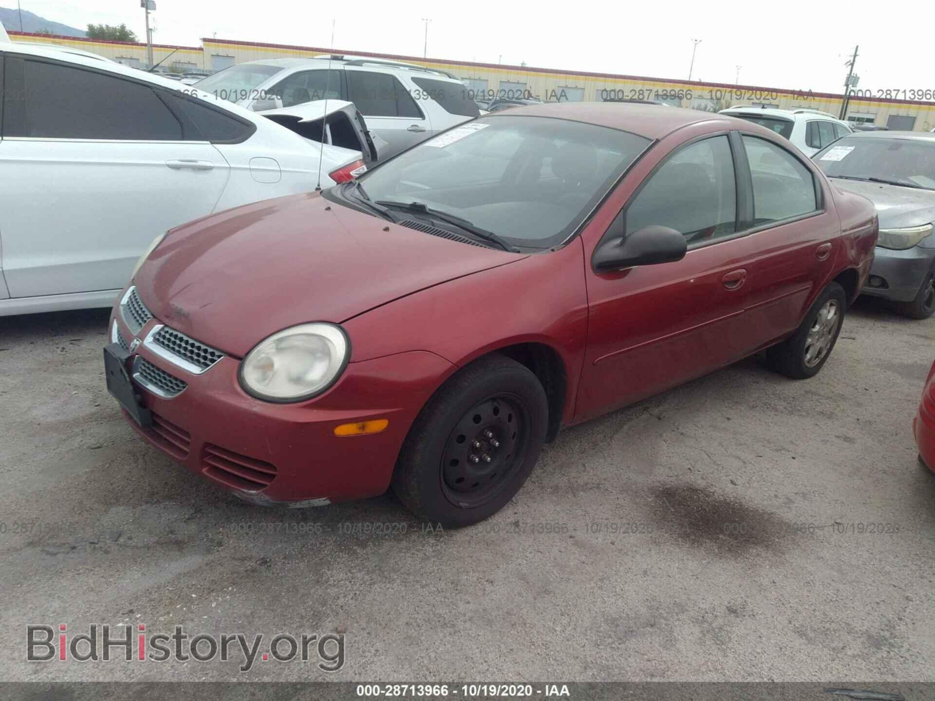 2005 DODGE NEON - VIN: 1B3ES56C35D154914 - Фото 2