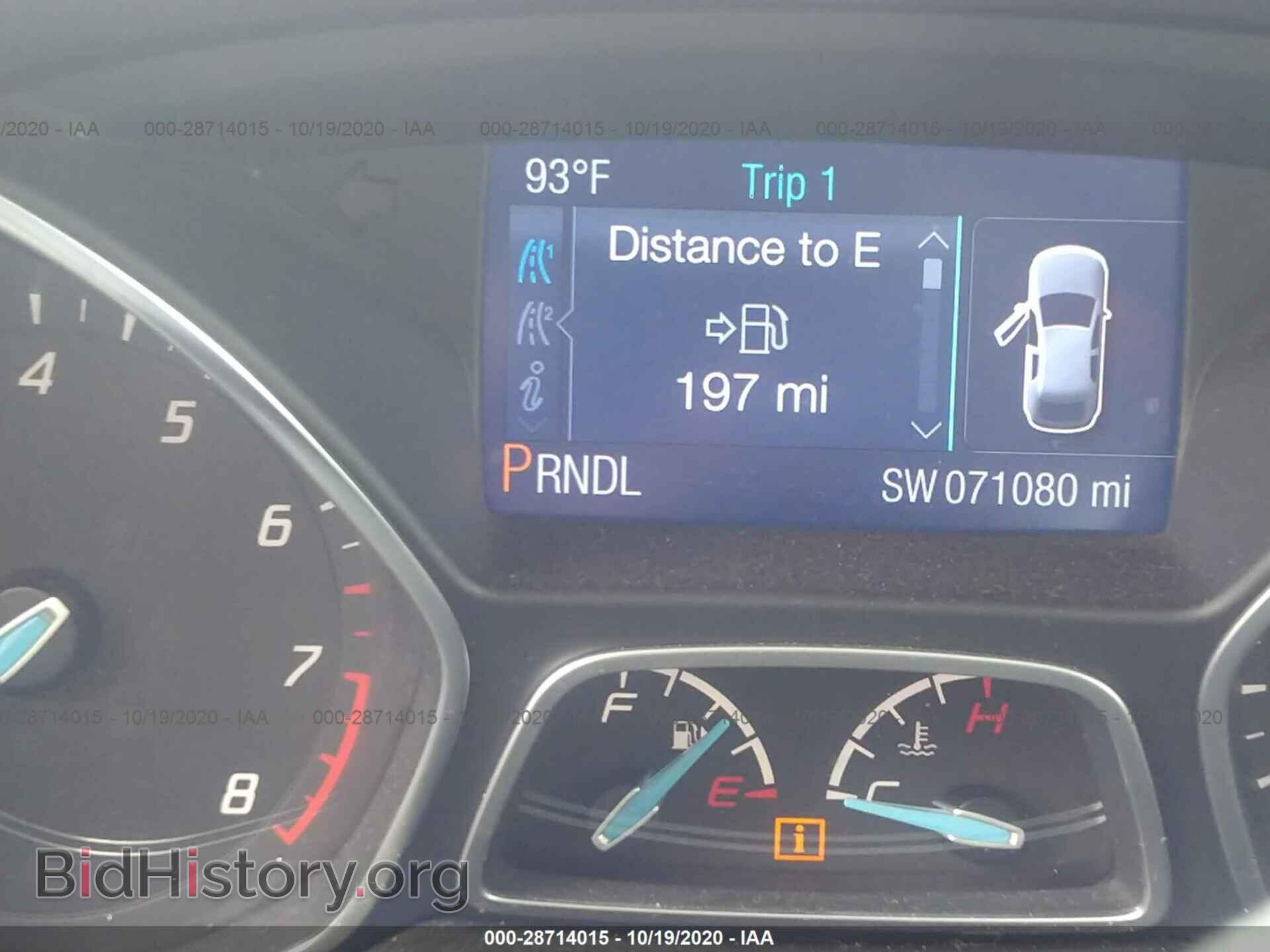 2014 FORD FOCUS - VIN: 1FADP3K21EL143628 - Фото 7