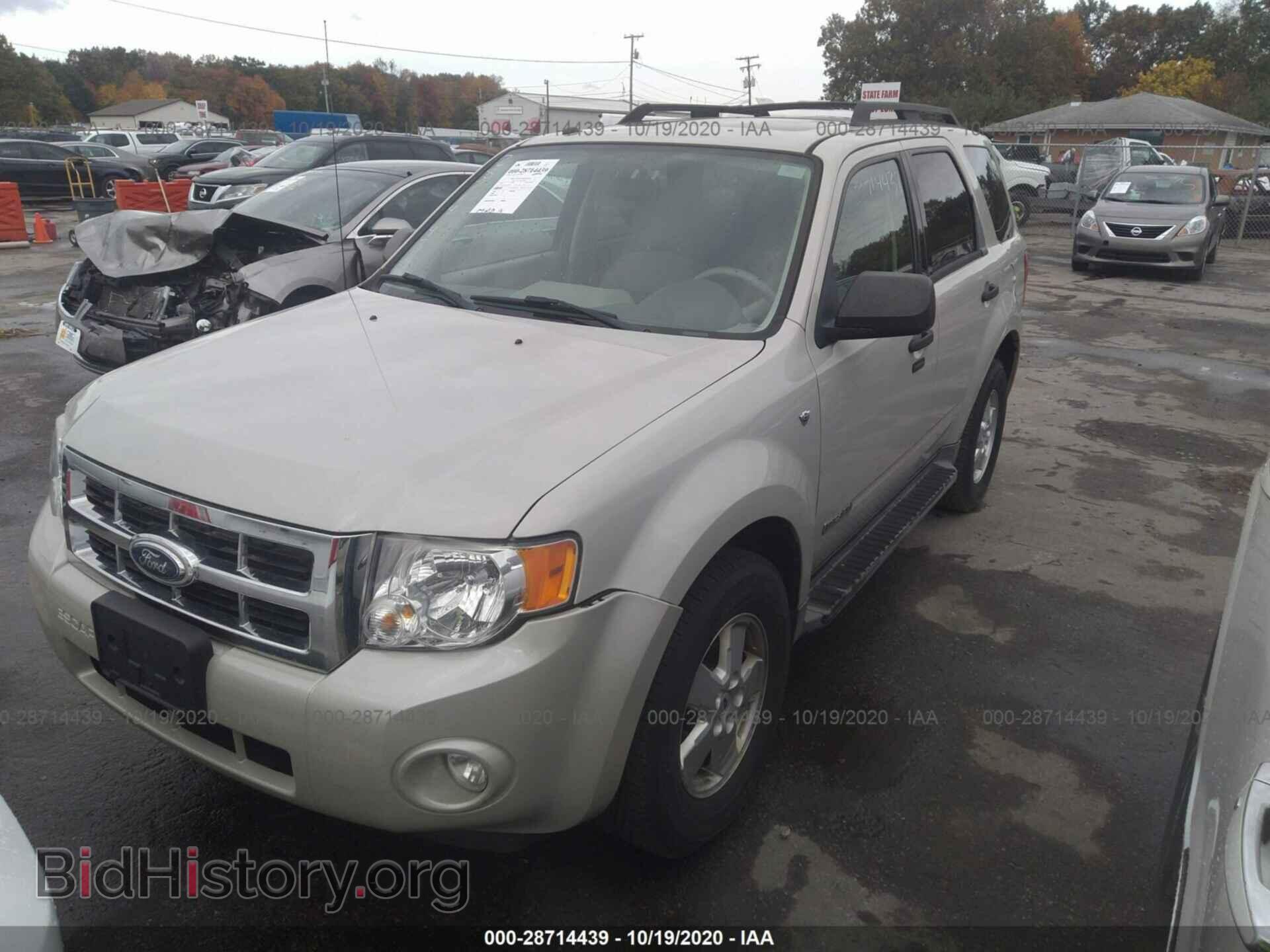 2008 FORD ESCAPE - VIN: 1FMCU03158KE64113 - Фото 2