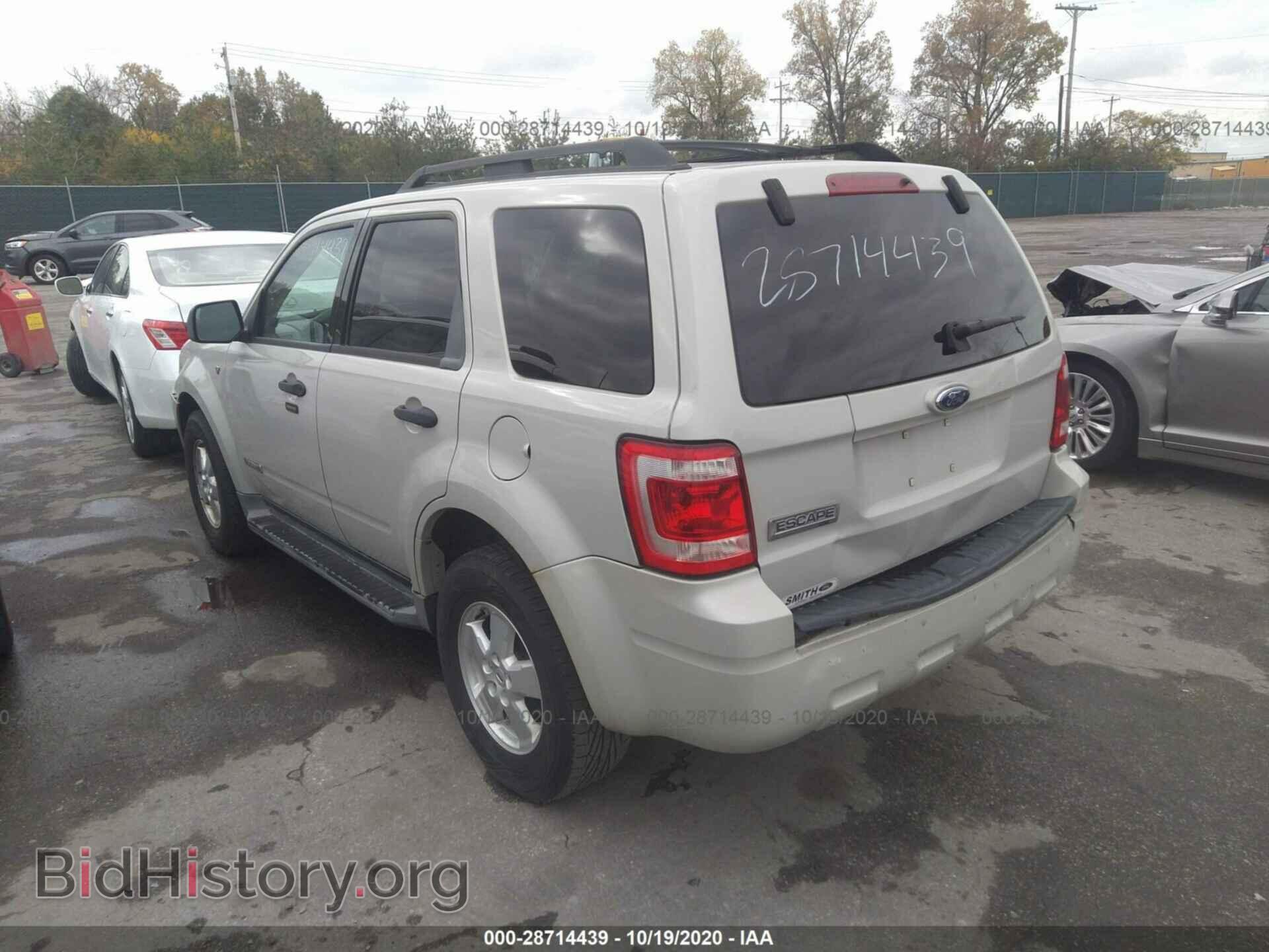 2008 FORD ESCAPE - VIN: 1FMCU03158KE64113 - Фото 3