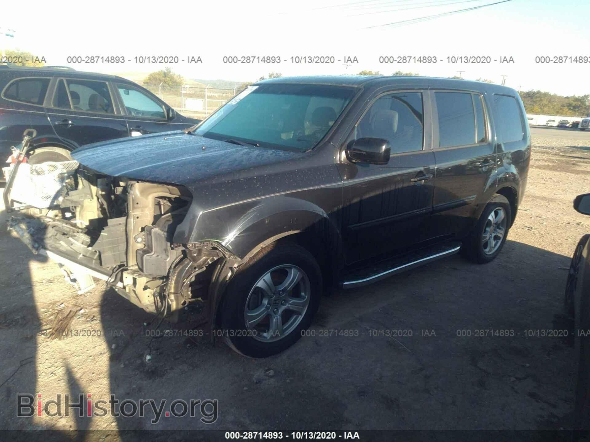 2013 HONDA PILOT - VIN: 5FNYF4H40DB037461 - Фото 2