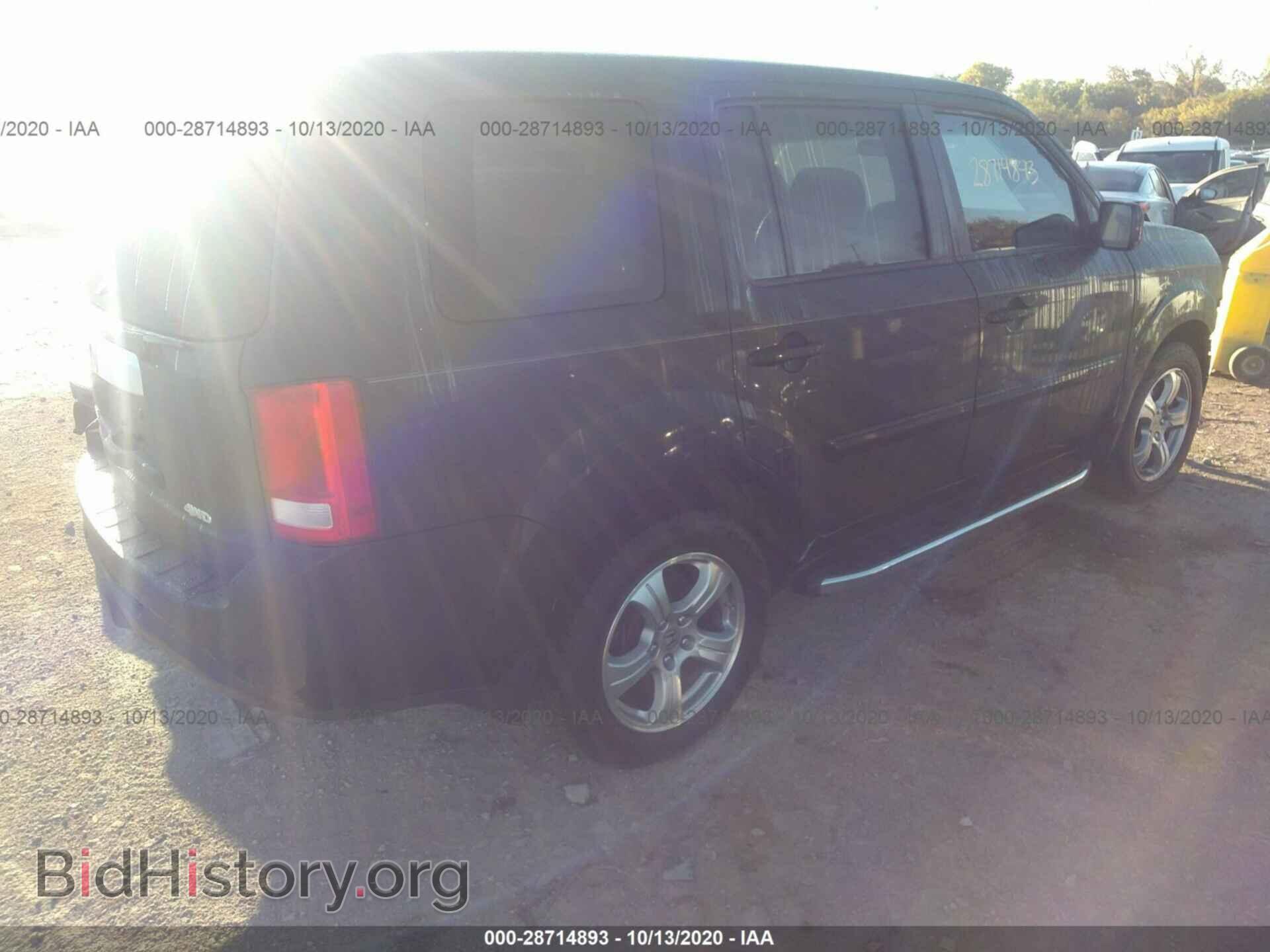 2013 HONDA PILOT - VIN: 5FNYF4H40DB037461 - Фото 4