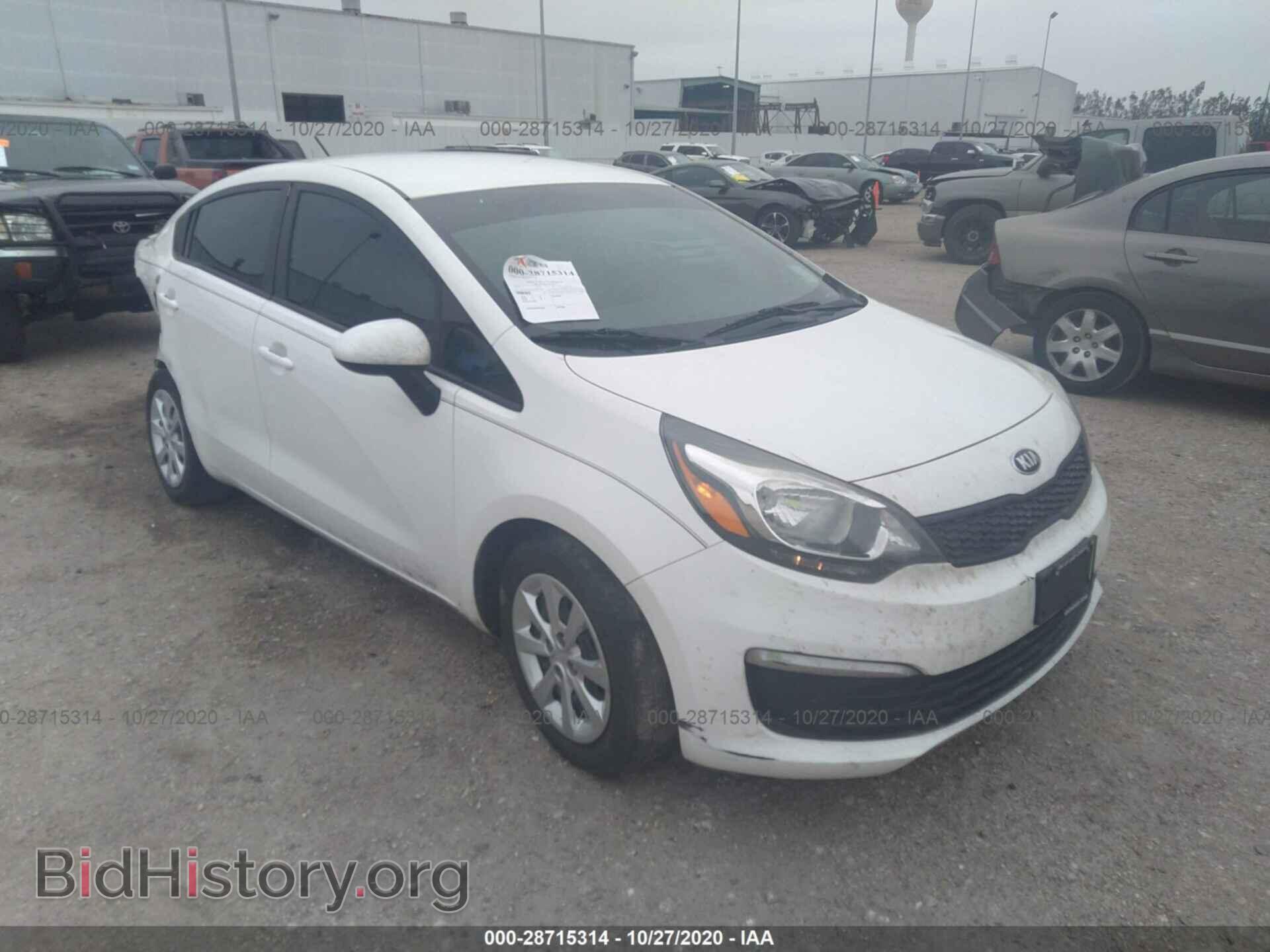 Фотография KNADM4A3XH6027914 - KIA RIO 2017