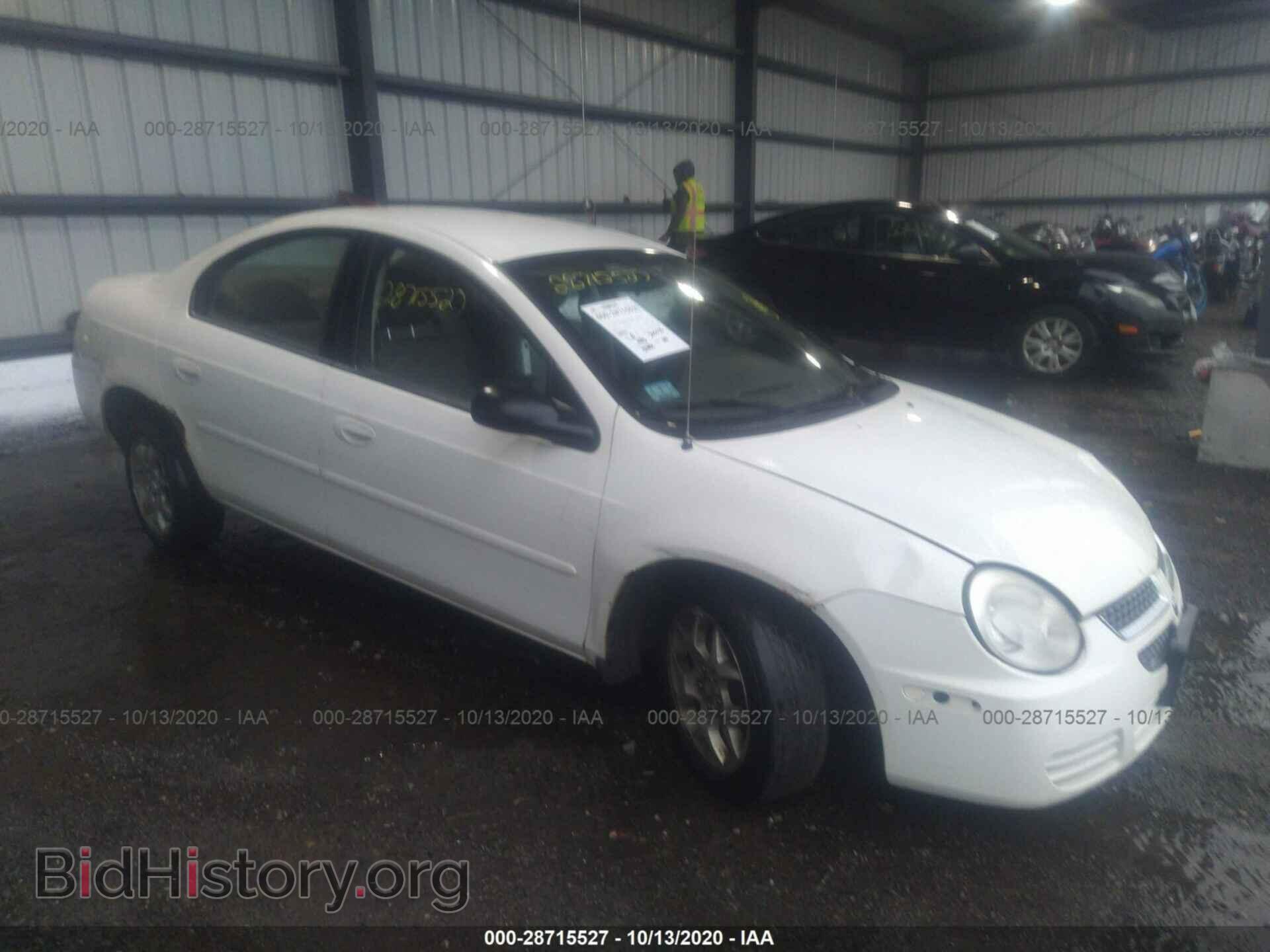 Photo 1B3ES56C55D243495 - DODGE NEON 2005
