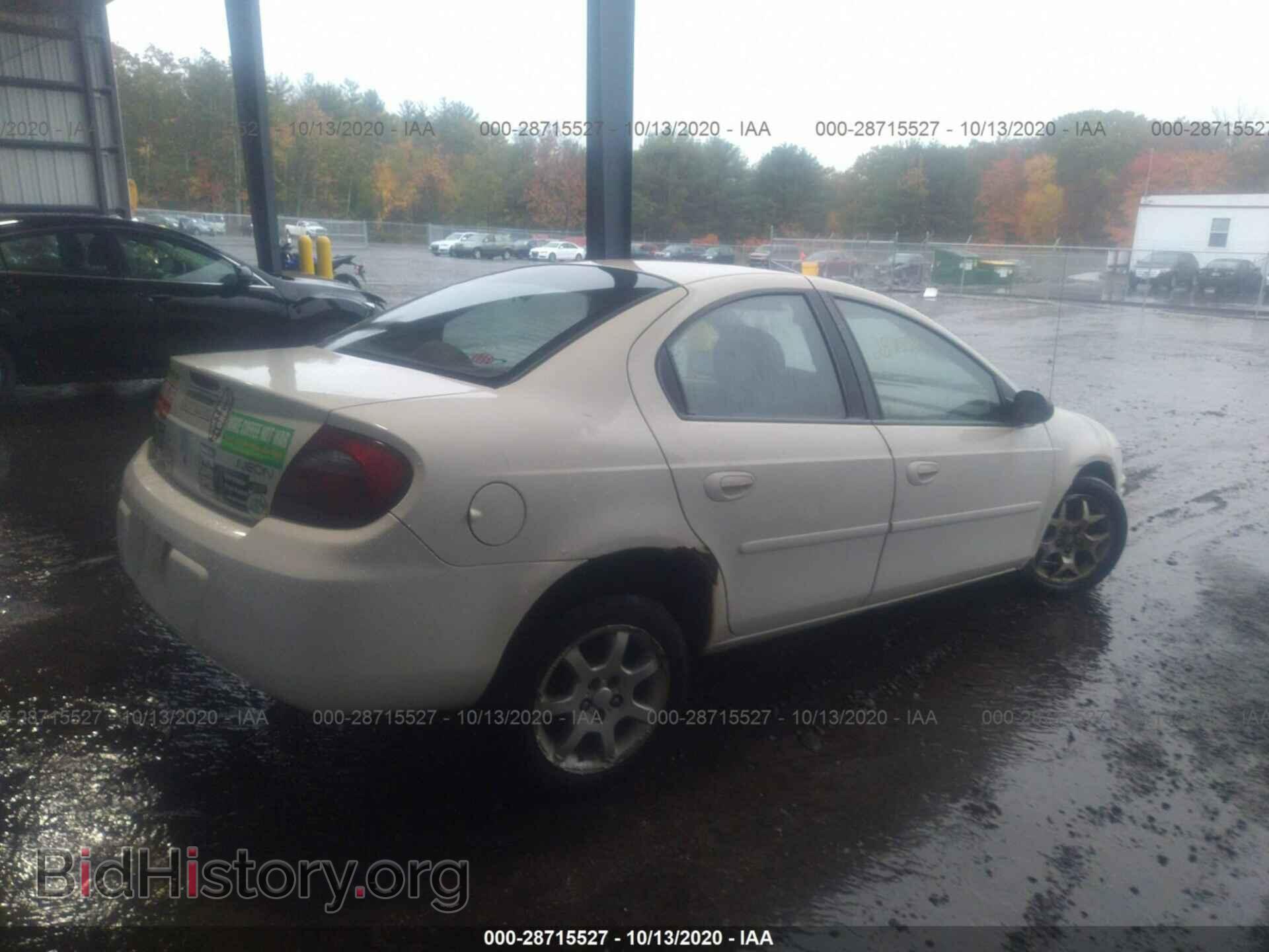2005 DODGE NEON - VIN: 1B3ES56C55D243495 - Фото 4