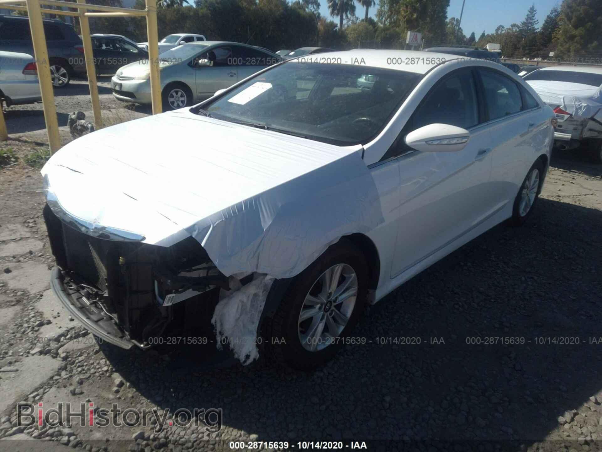 2014 HYUNDAI SONATA - VIN: 5NPEB4AC8EH814861 - Фото 2