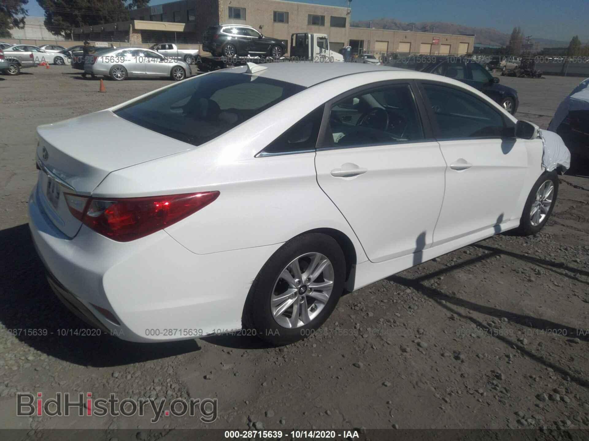 2014 HYUNDAI SONATA - VIN: 5NPEB4AC8EH814861 - Фото 4