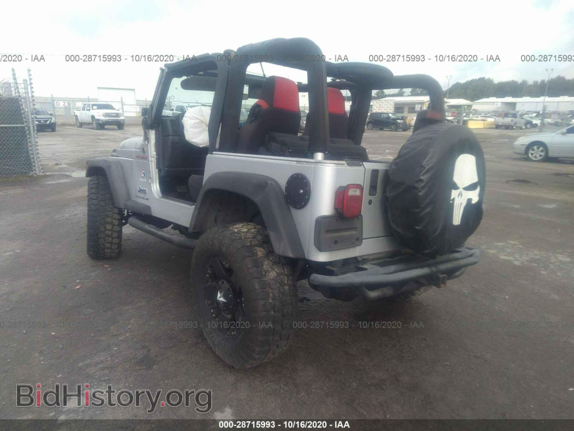 2003 JEEP WRANGLER - VIN: 1J4FA39S13P355682 - Фото 3