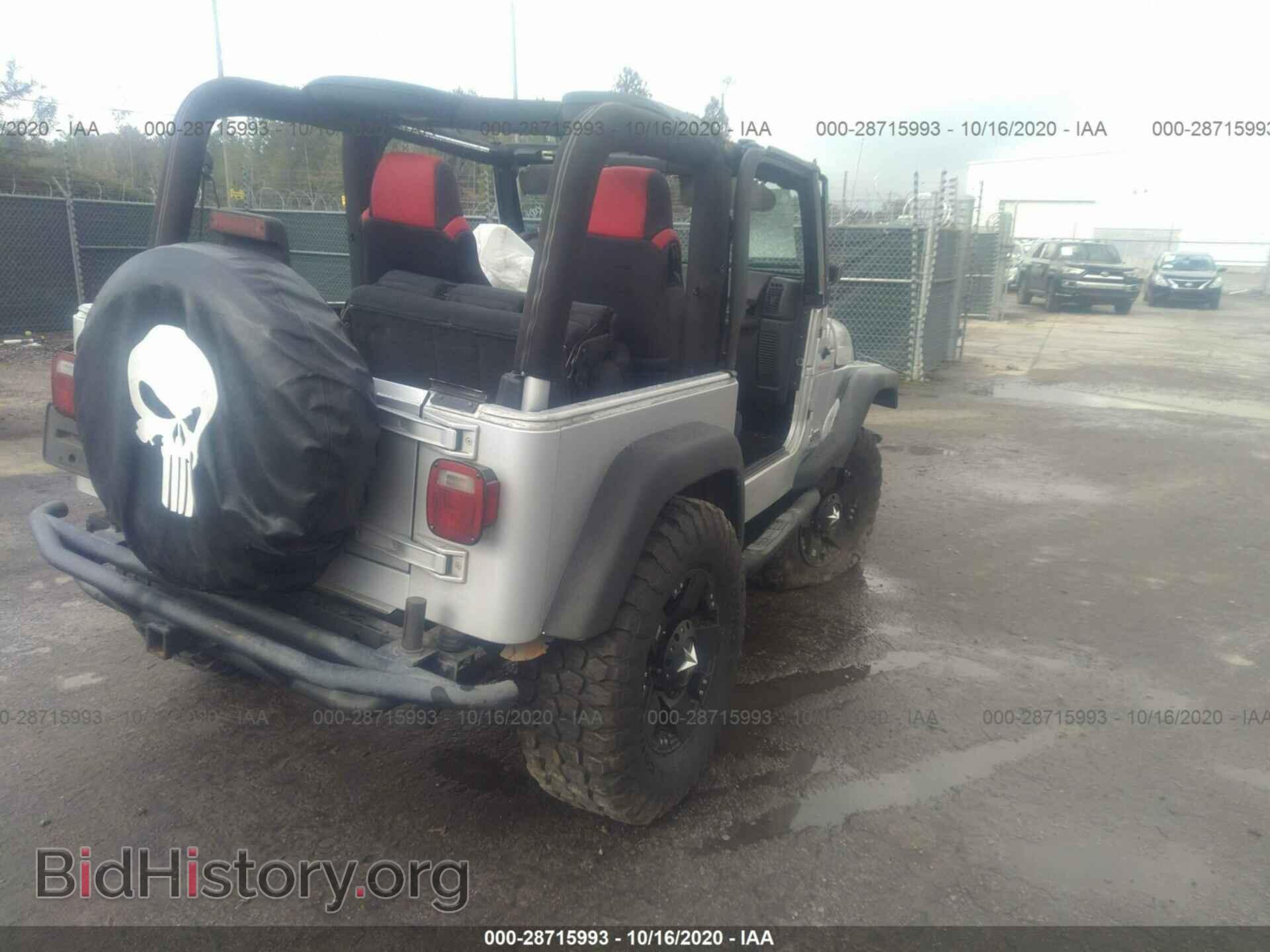 2003 JEEP WRANGLER - VIN: 1J4FA39S13P355682 - Фото 4