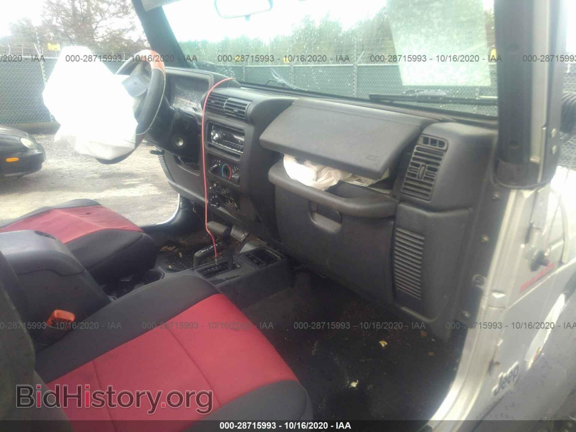 2003 JEEP WRANGLER - VIN: 1J4FA39S13P355682 - Фото 5