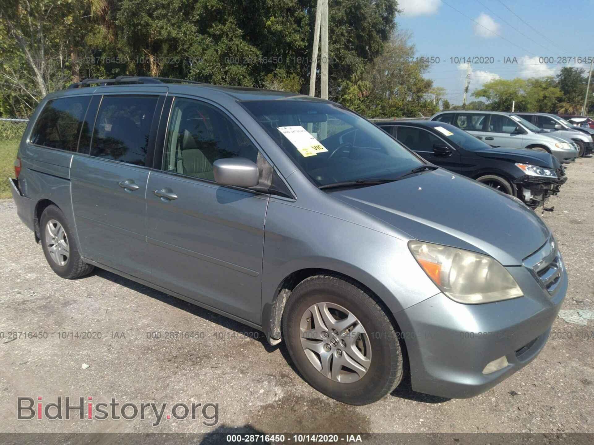 Фотография 5FNRL38666B012933 - HONDA ODYSSEY 2006