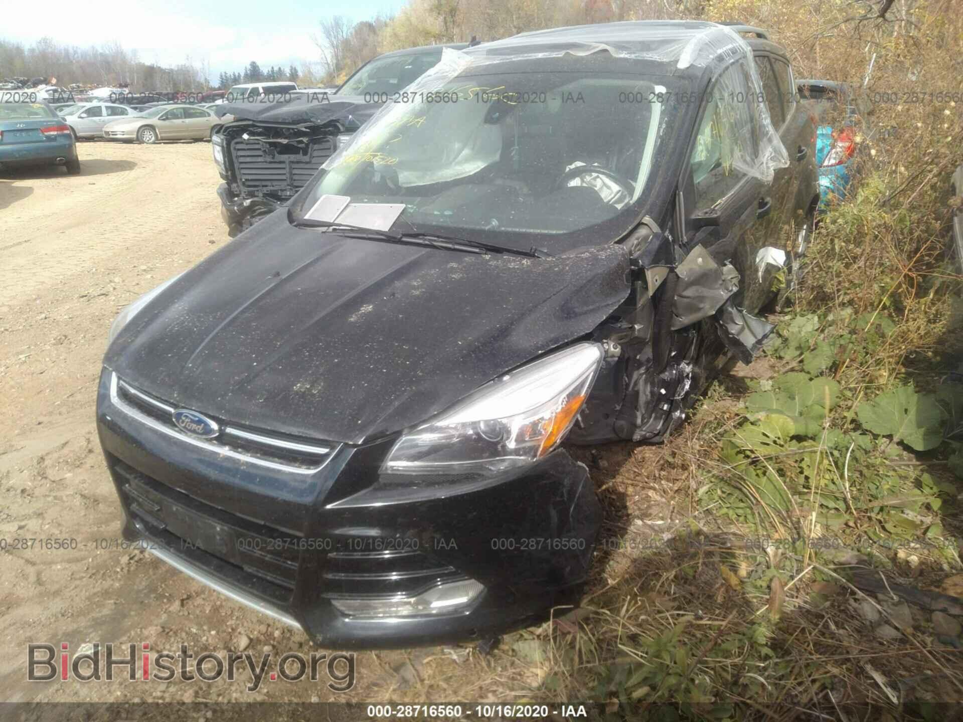 2014 FORD ESCAPE - VIN: 1FMCU9JX6EUD01322 - Фото 2